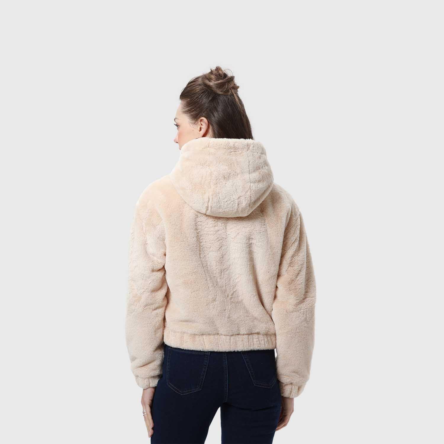 Chaqueta Mujer Polar Beige Fashion's Park-2