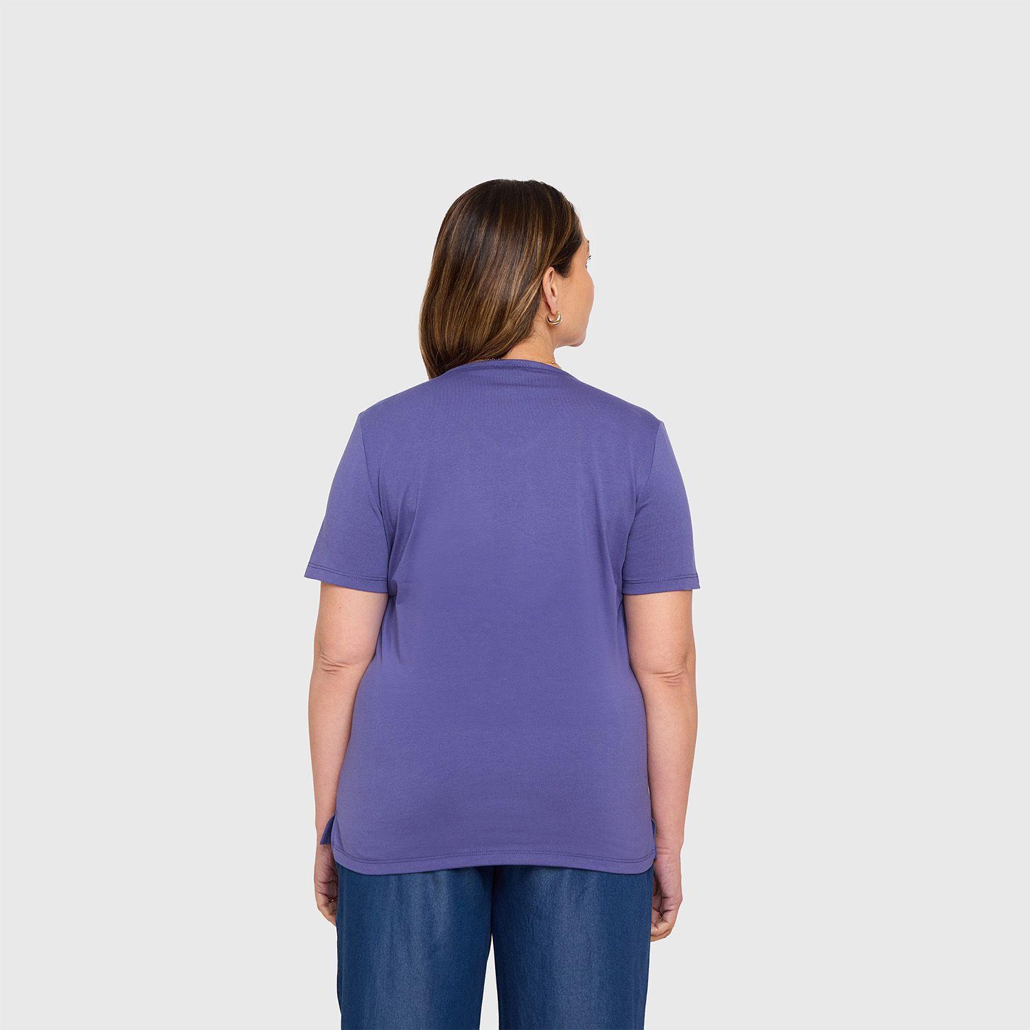 Polera Mujer Tachas Azul Fashions Park-2