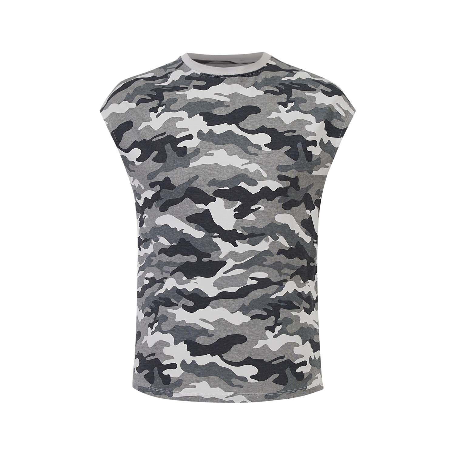 Polera Niño Lavado Militar Gris Fashion's Park-0