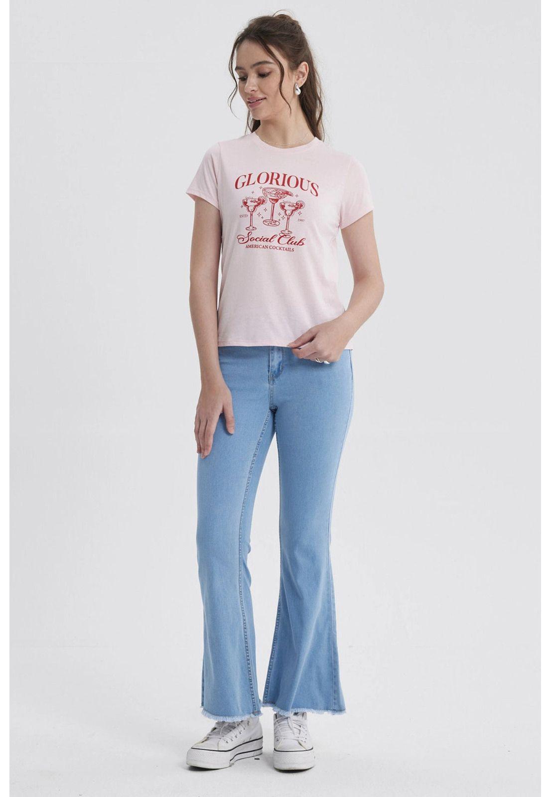 Jeans Mujer Flare Monse Celeste-3