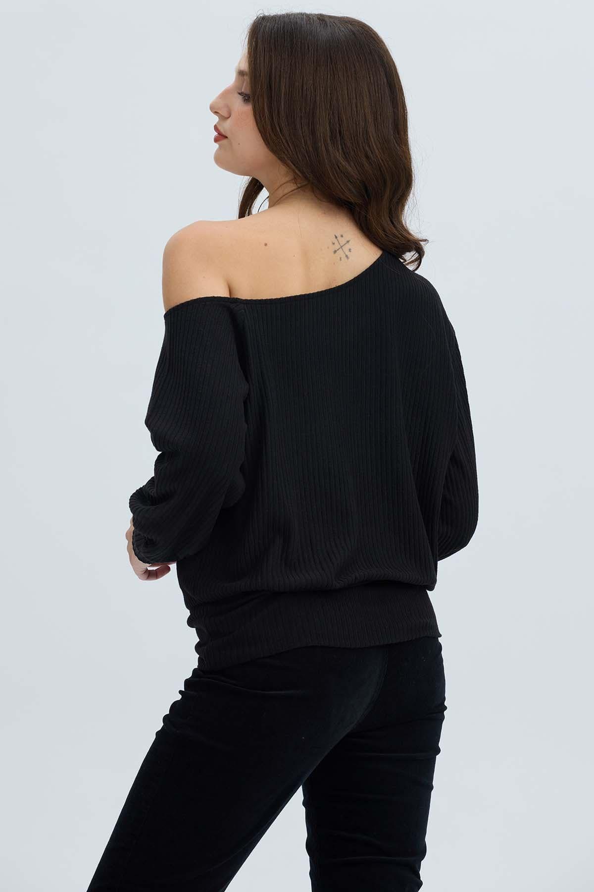 Sweater Mujer Asimé Negro-2