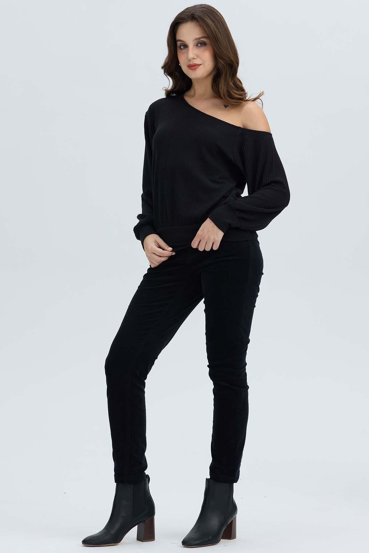 Sweater Mujer Asimé Negro-3