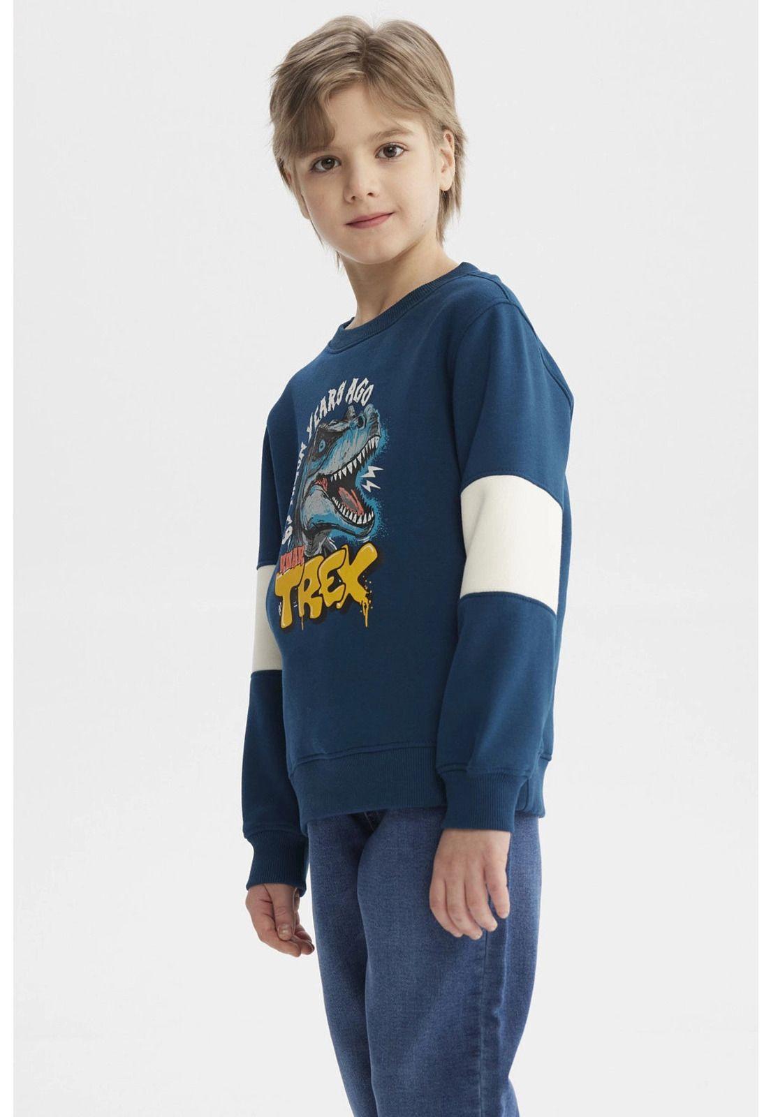 Polerón Niño Slim Petroleo Oscuro-1