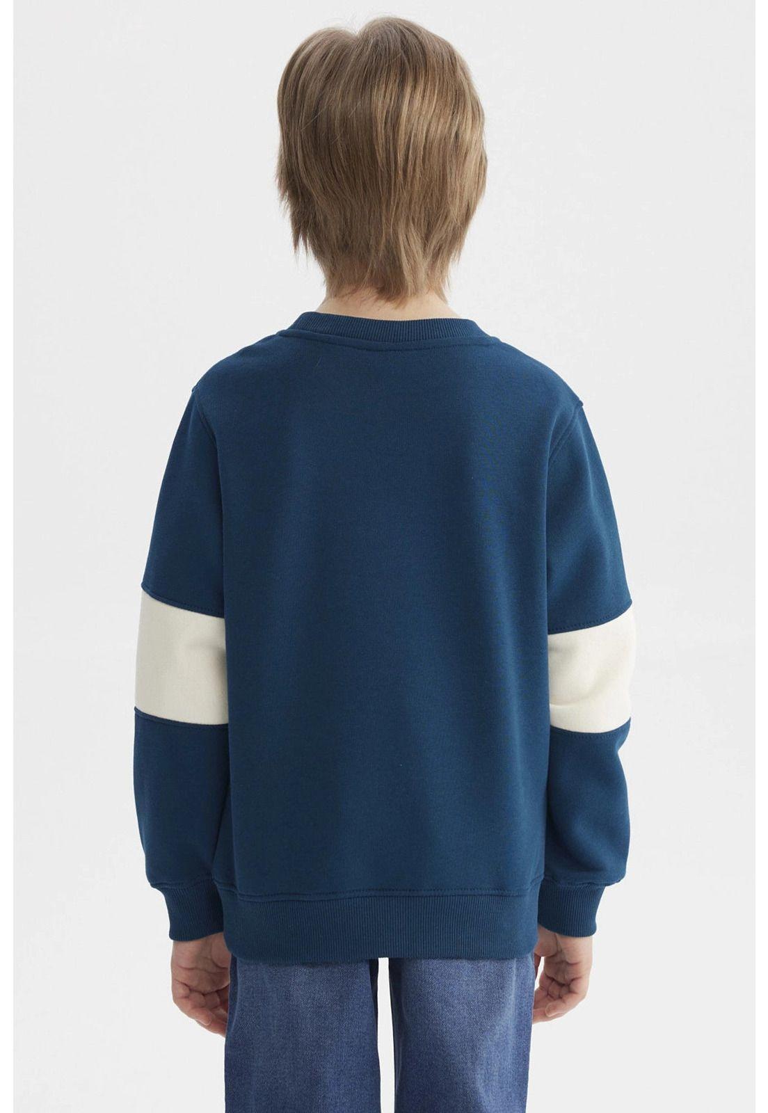 Polerón Niño Slim Petroleo Oscuro-2