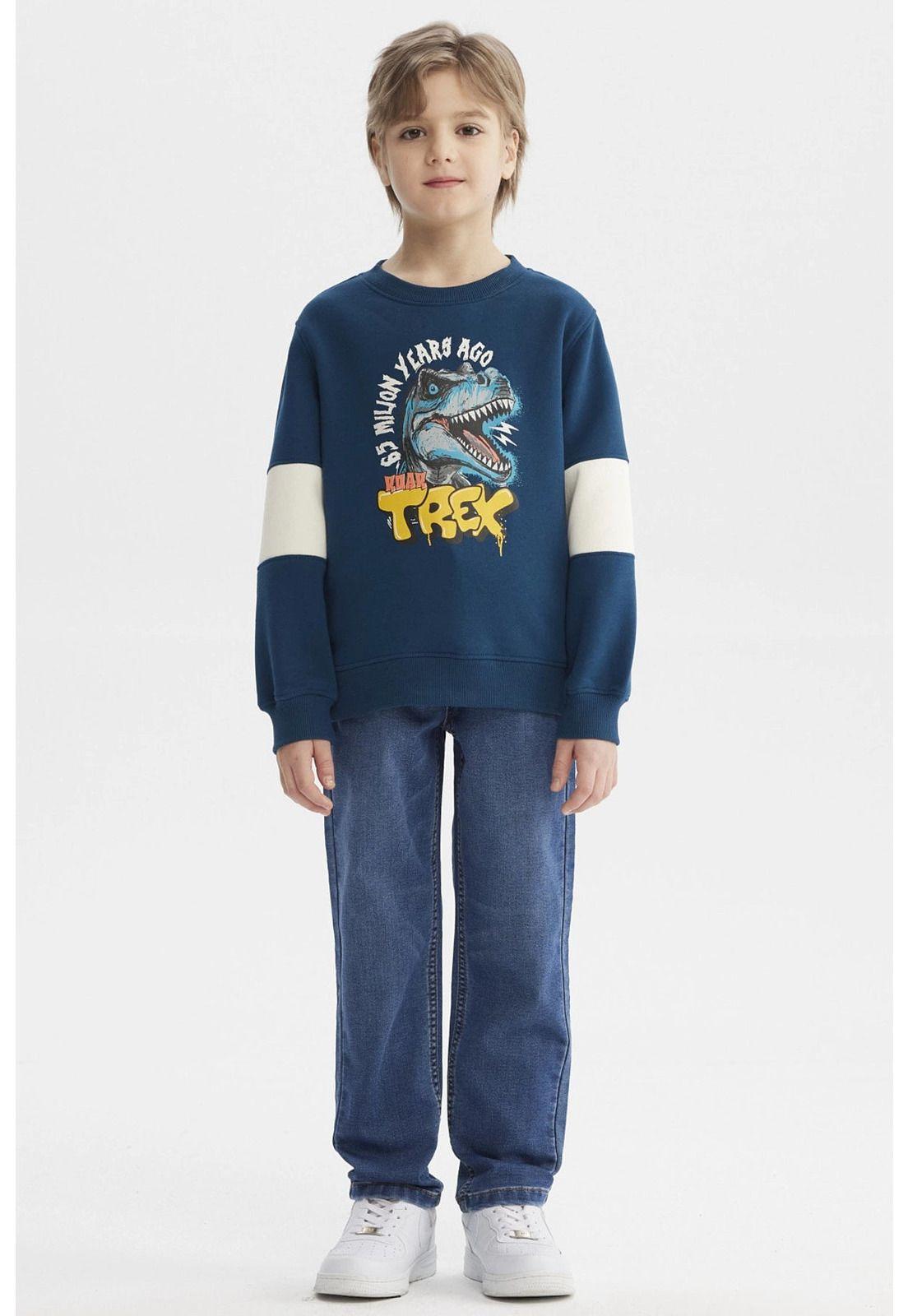 Polerón Niño Slim Petroleo Oscuro-3