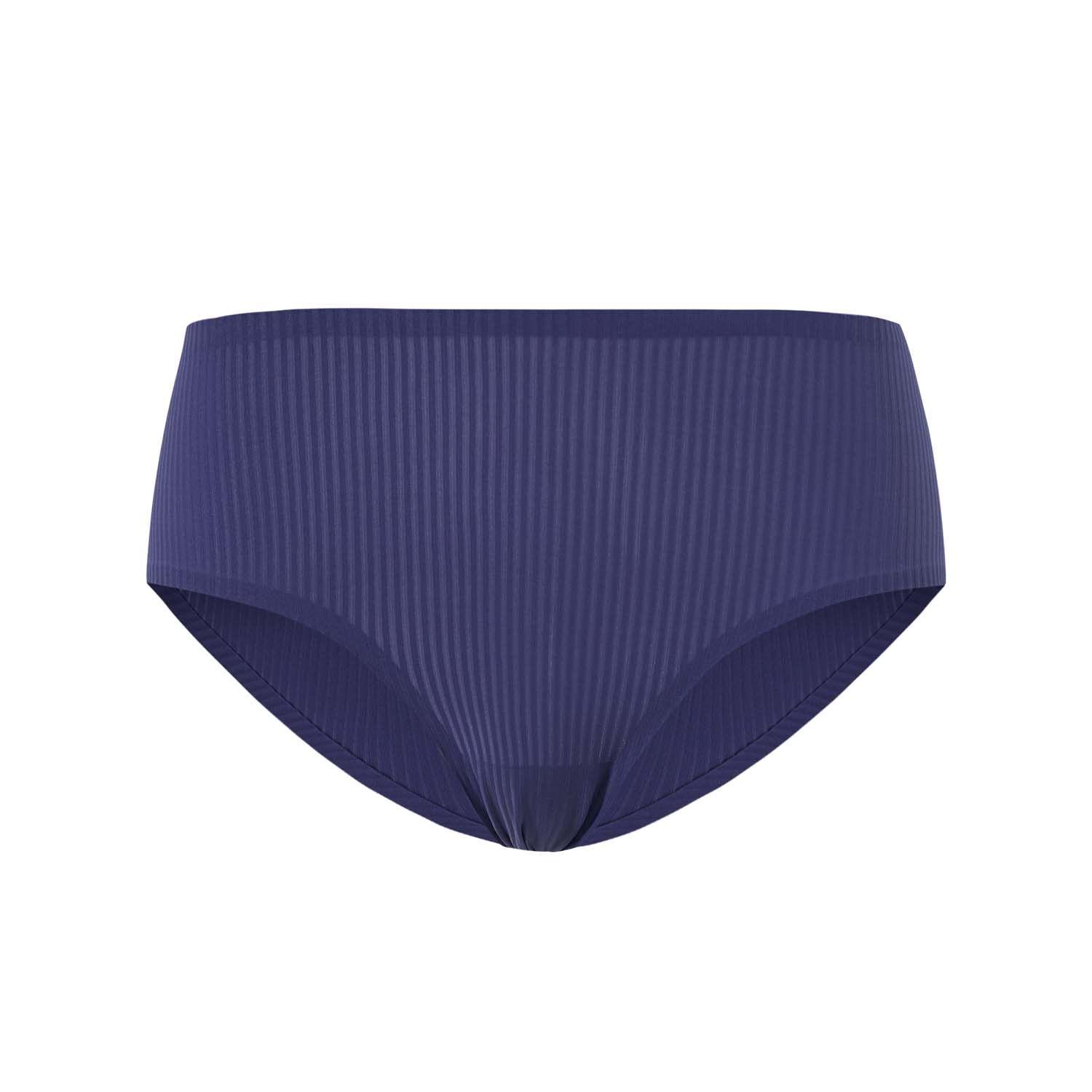 Calzón Mujer Pantaleta Liso Azul Oscuro-0