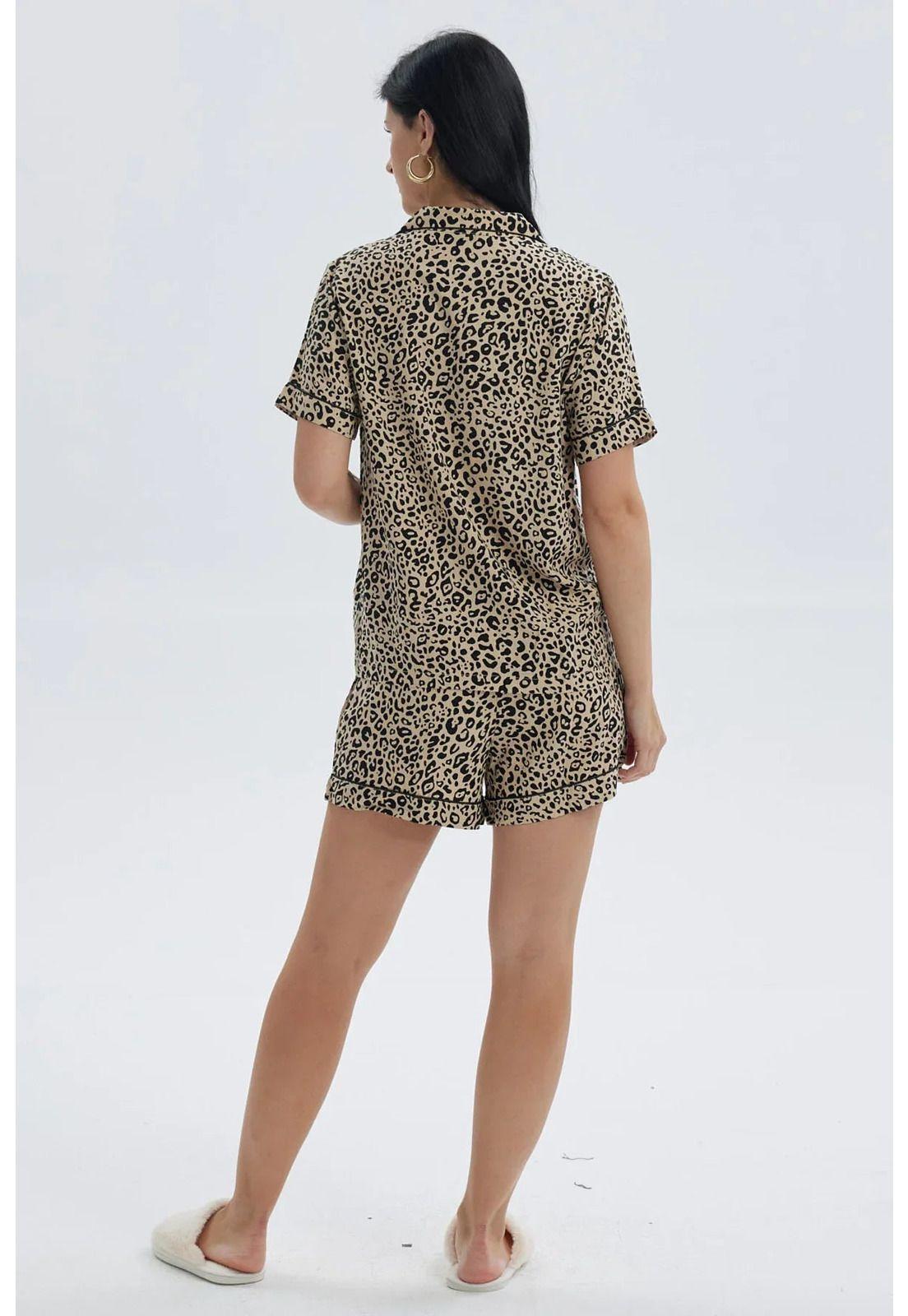 Pijama Mujer Regalable Beige-3