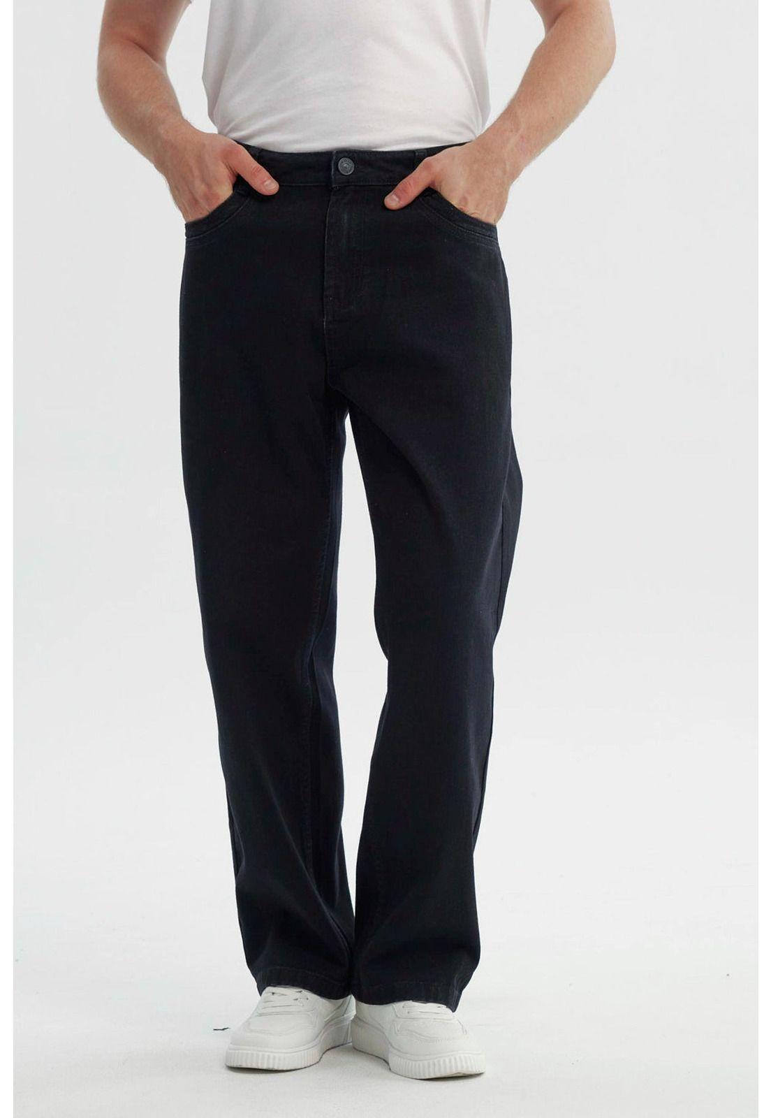 Jeans Hombre Clásico Negro - ll-0