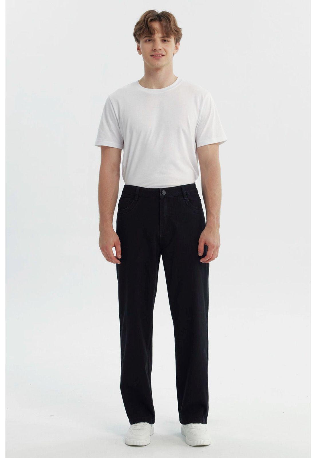 Jeans Hombre Clásico Negro - ll-3