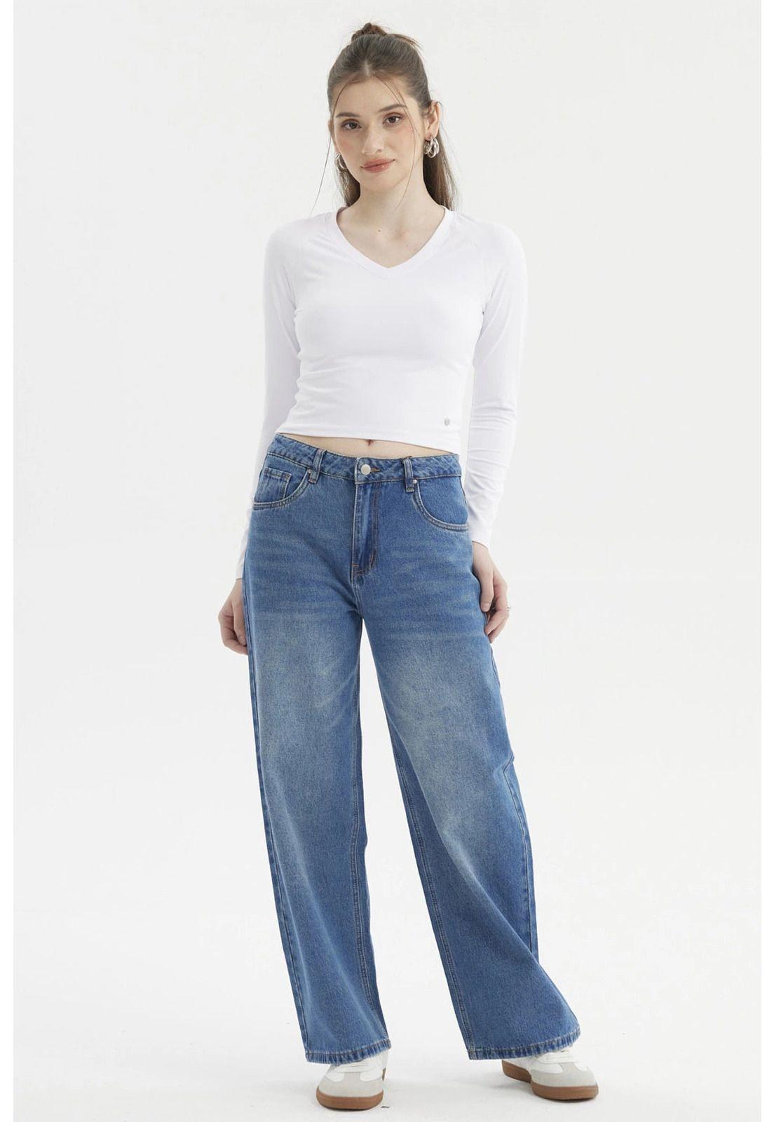 Polera Mujer Lisa Blanco - Vl-3