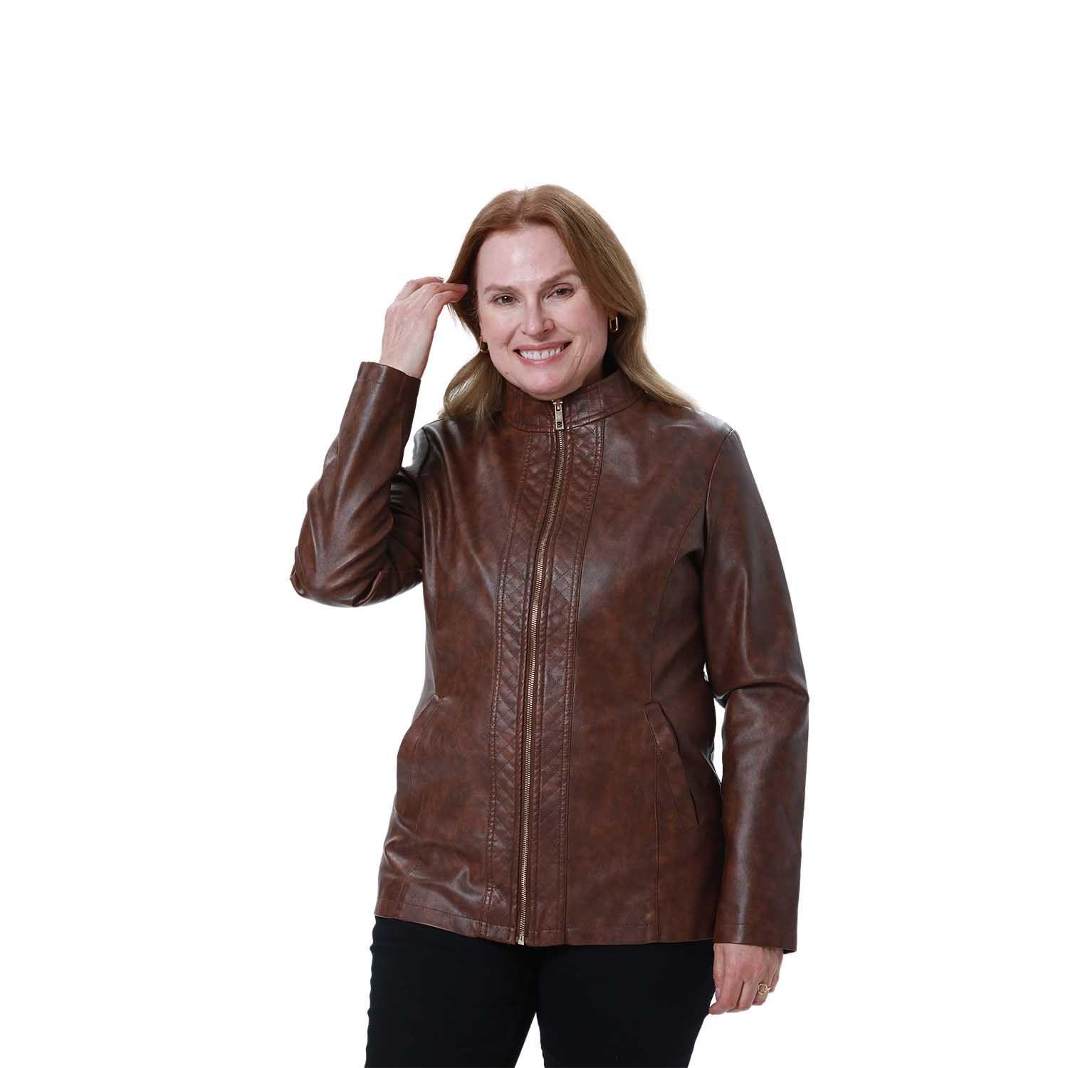 Chaqueta Mujer Pu Cafe Fashion's Park-0
