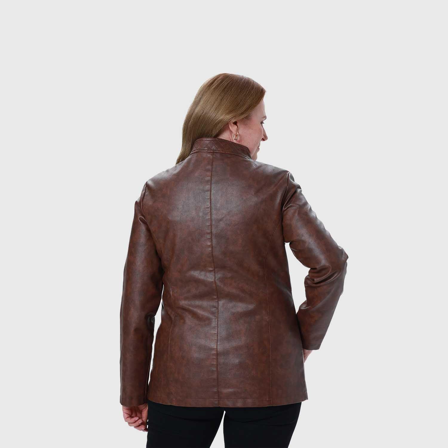 Chaqueta Mujer Pu Cafe Fashion's Park-2