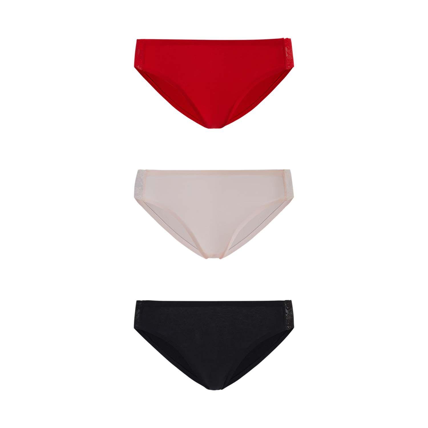 Calzón Mujer Bikini Detalle Costado Palo Rosa Fashion's Park-0