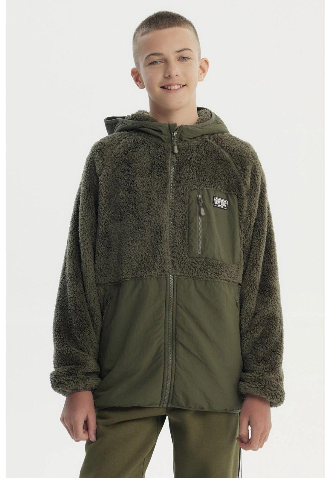 Polar Niño Slim Verde Militar-0