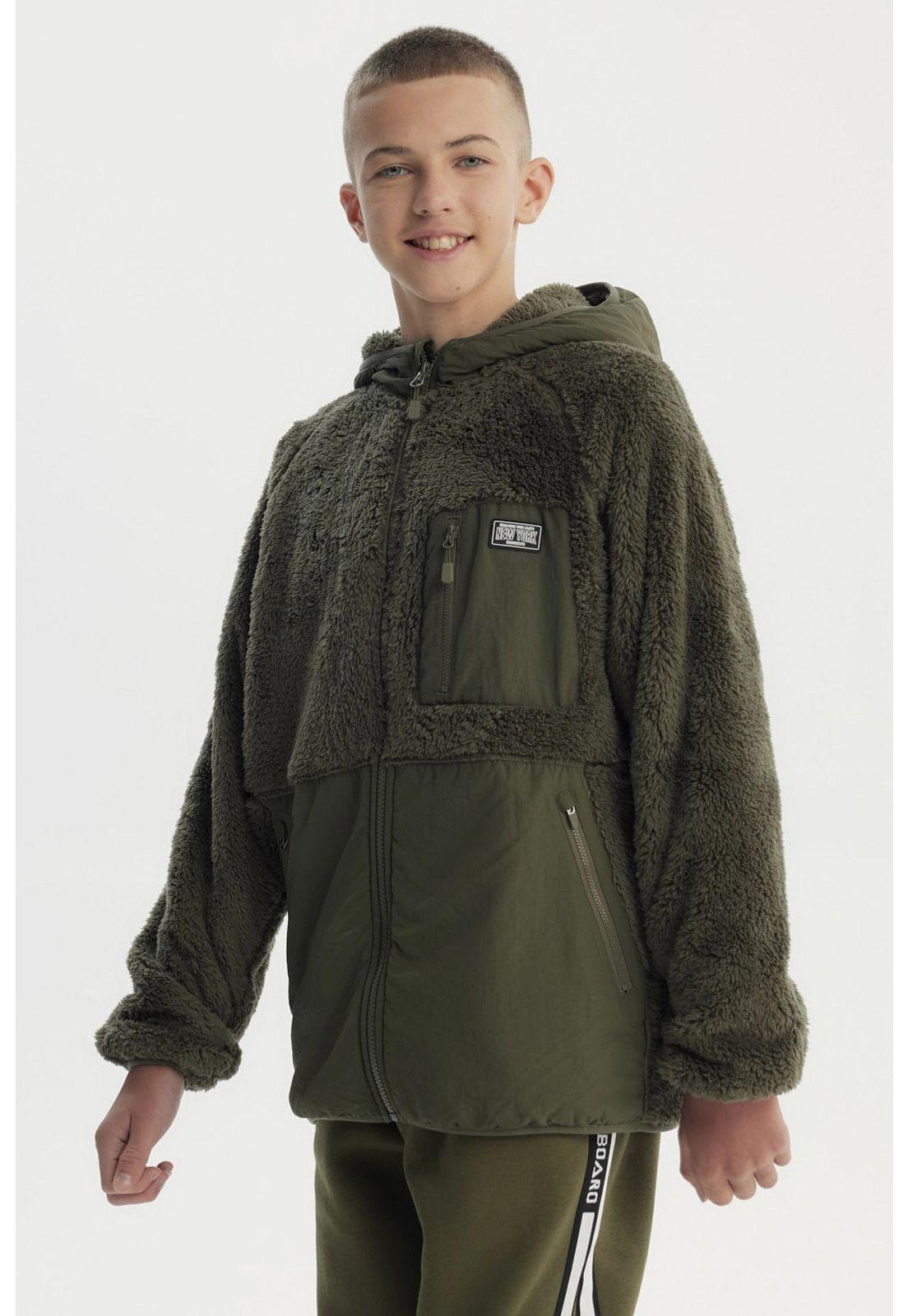 Polar Niño Slim Verde Militar-1