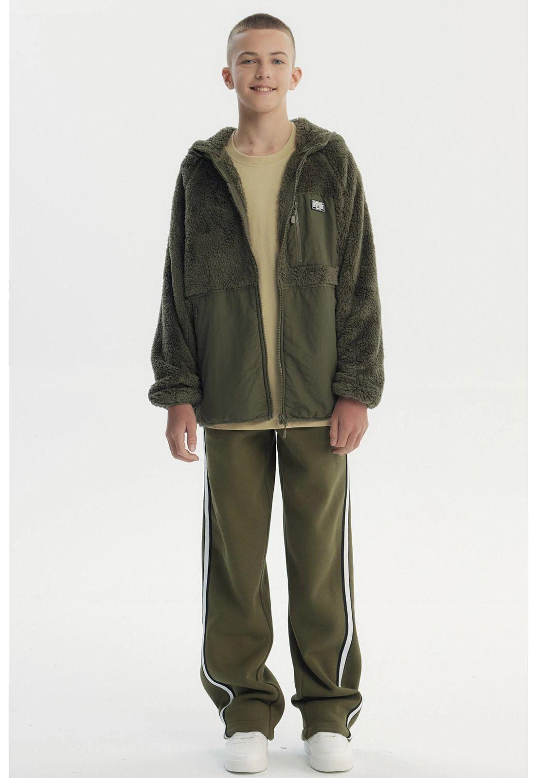Polar Niño Slim Verde Militar-3