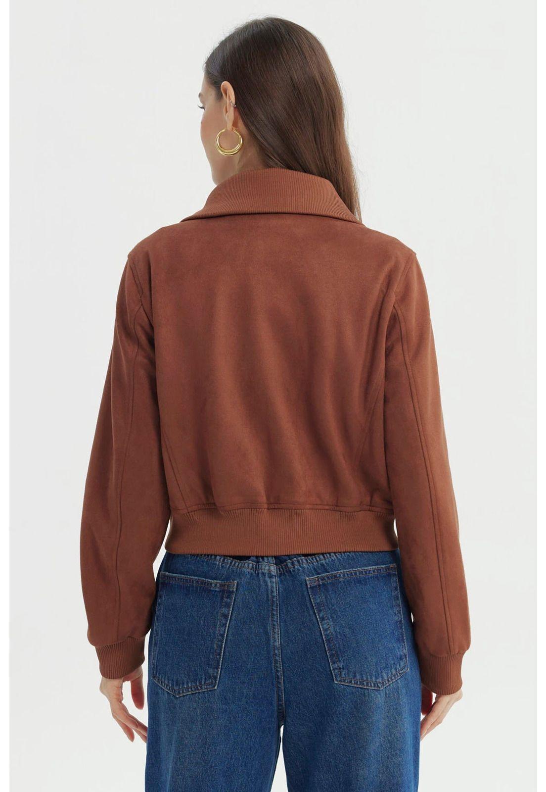 Chaqueta Mujer Slim Camel - ll-2