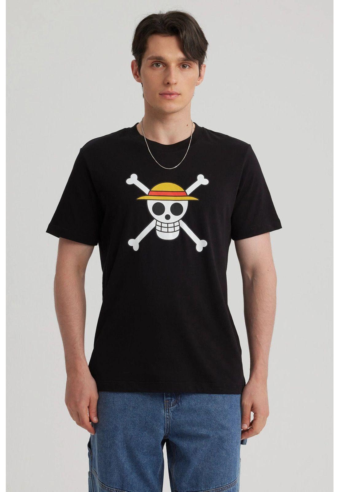 Polera Hombre One Piece Negro - IX-0