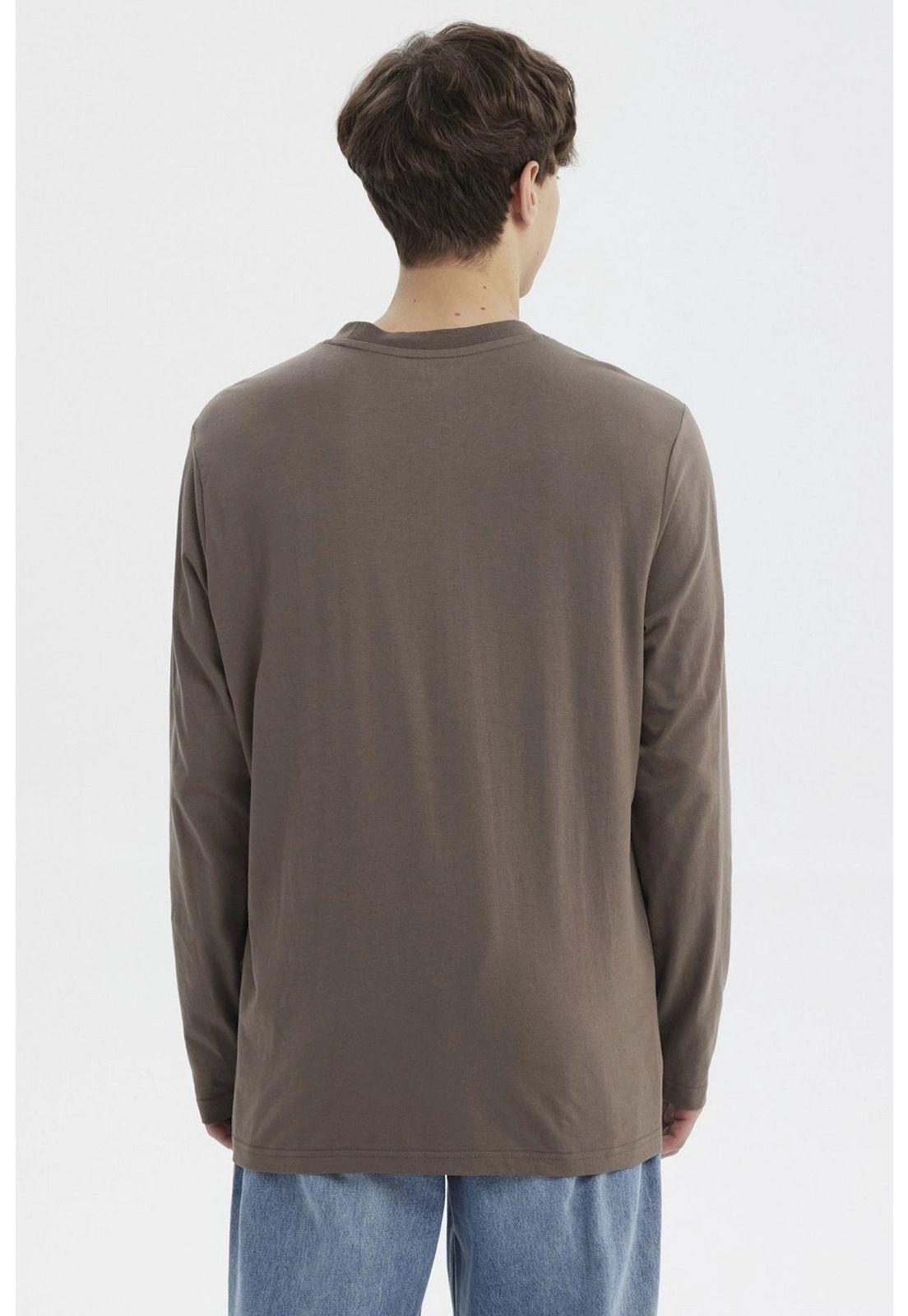 Polera Hombre Slim Marron-2