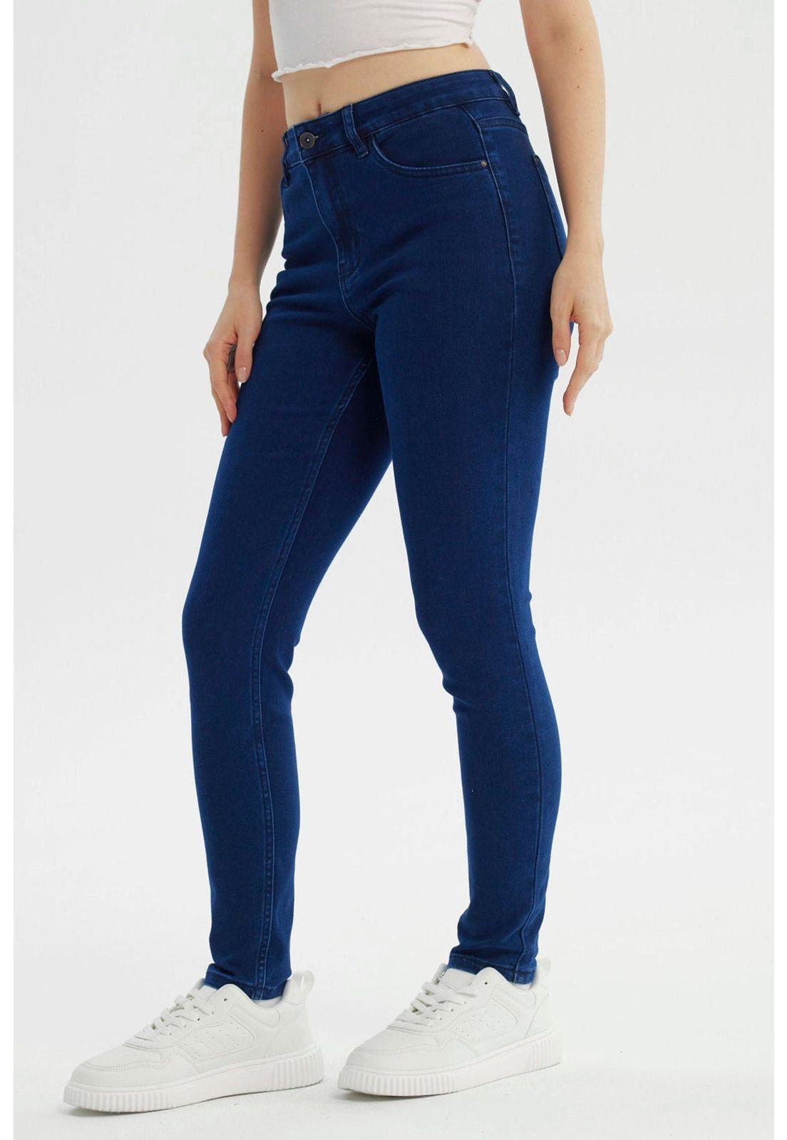 Jeans Mujer Super Skinny Azul Marino-1