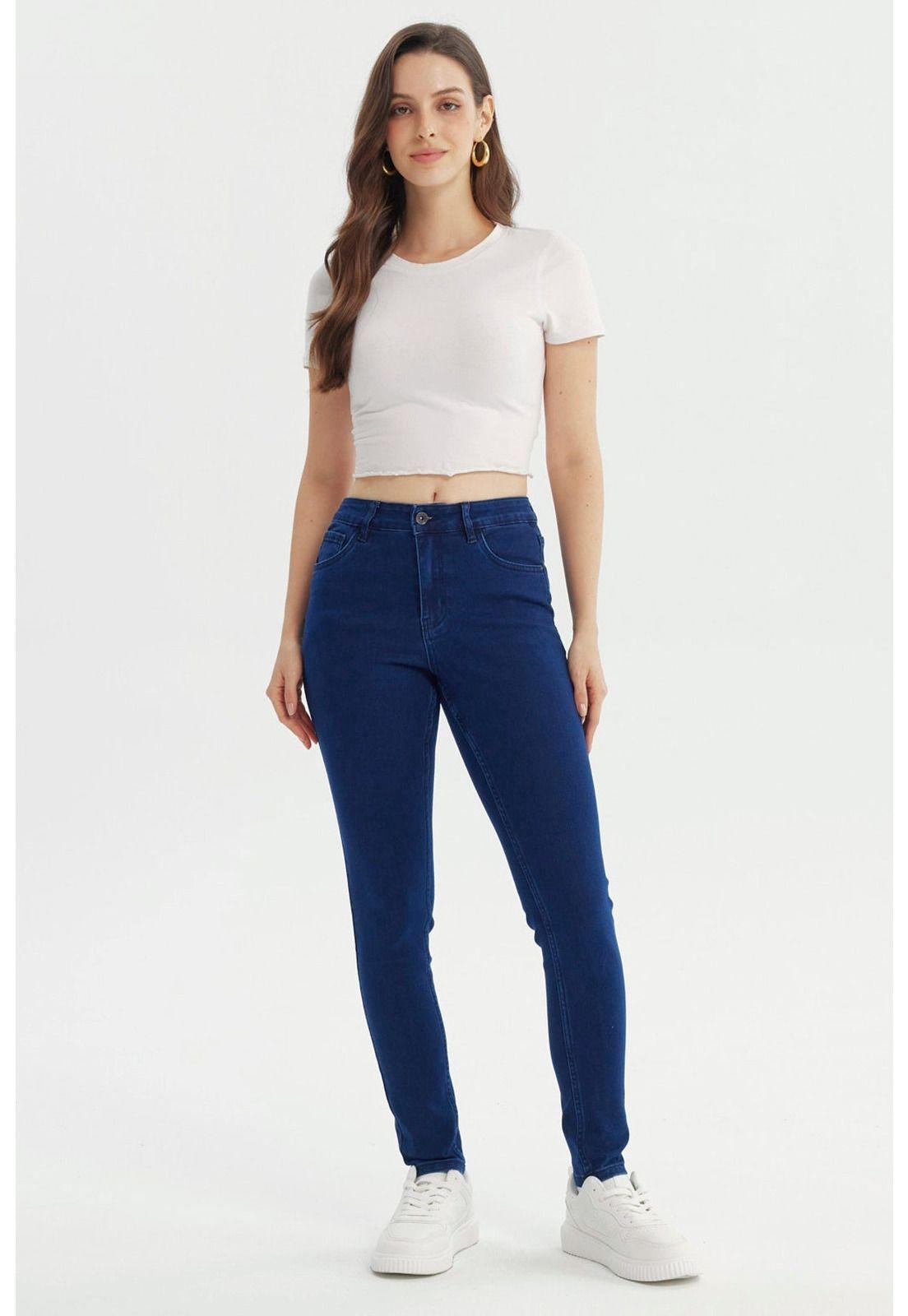 Jeans Mujer Super Skinny Azul Marino-3