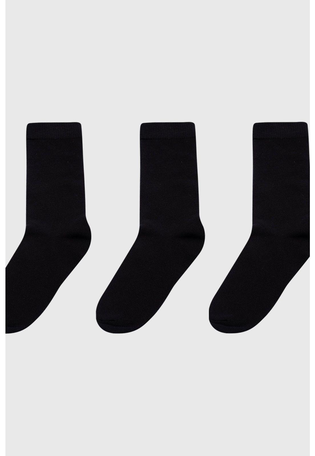 Calcetín Niño Tripack Azul Marino - ll-1