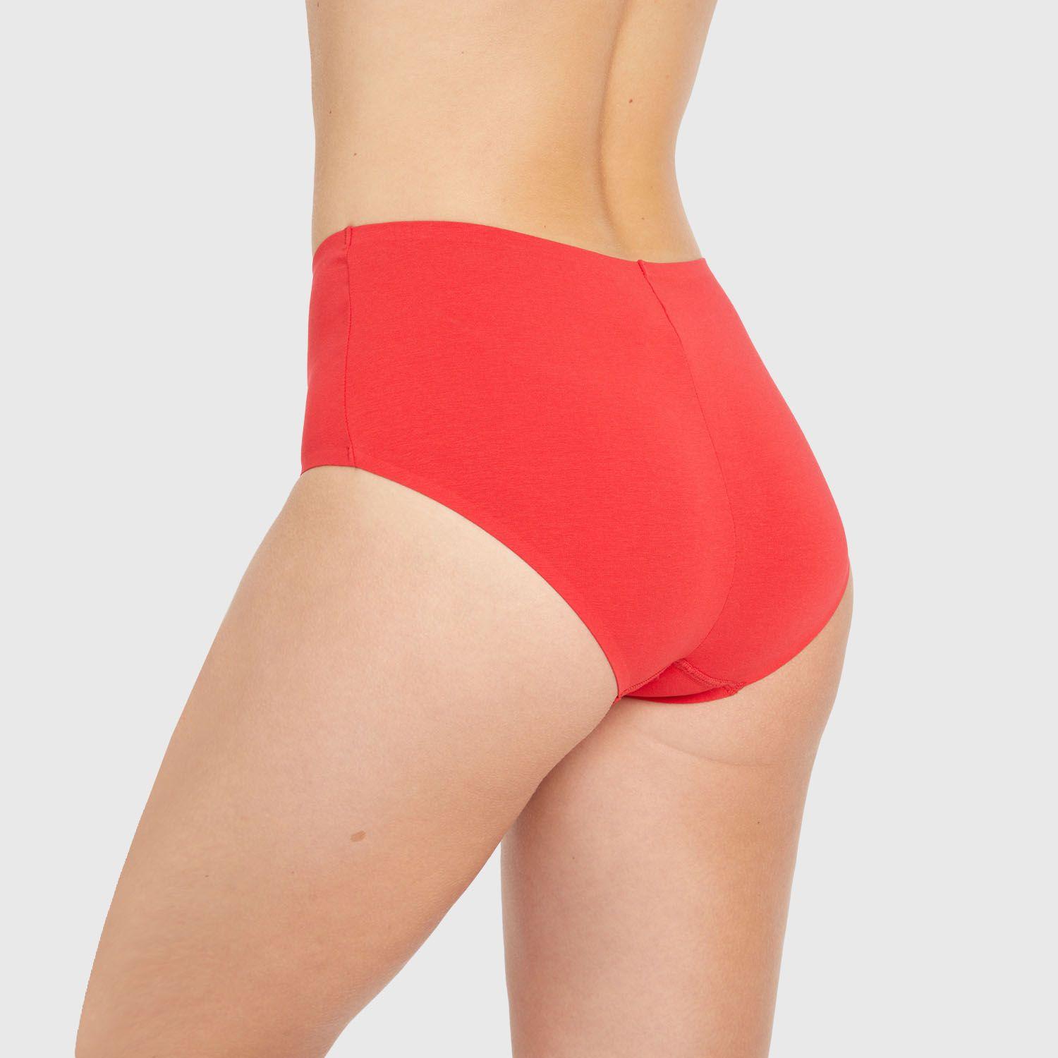 Calzón Pantaleta Bipack Tiro Alto Blanco Mujer-4