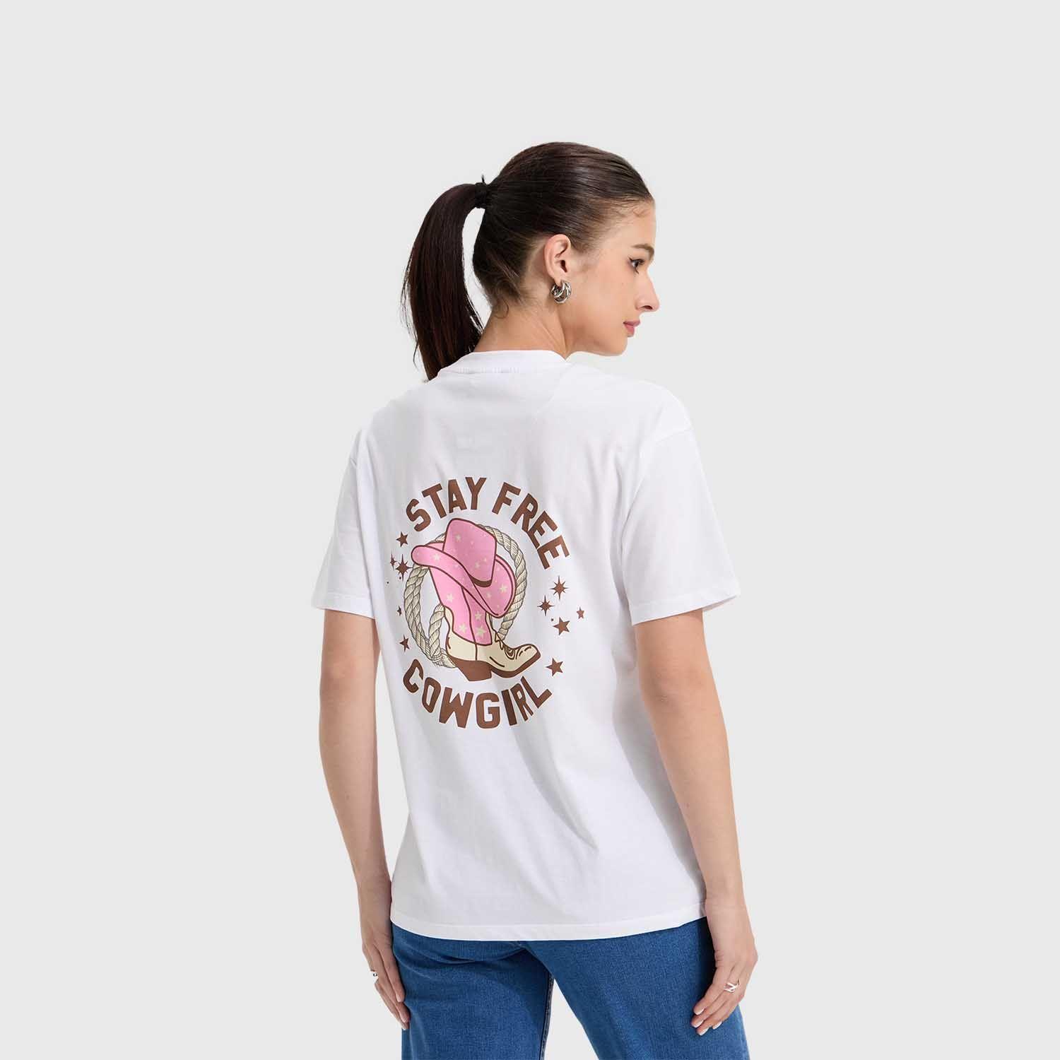 Polera Mujer Ojetillo Oversize Blanco Fashion's Park-2