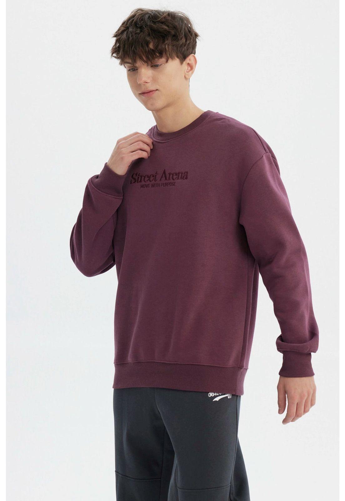 Polerón Hombre Slim Malva-1