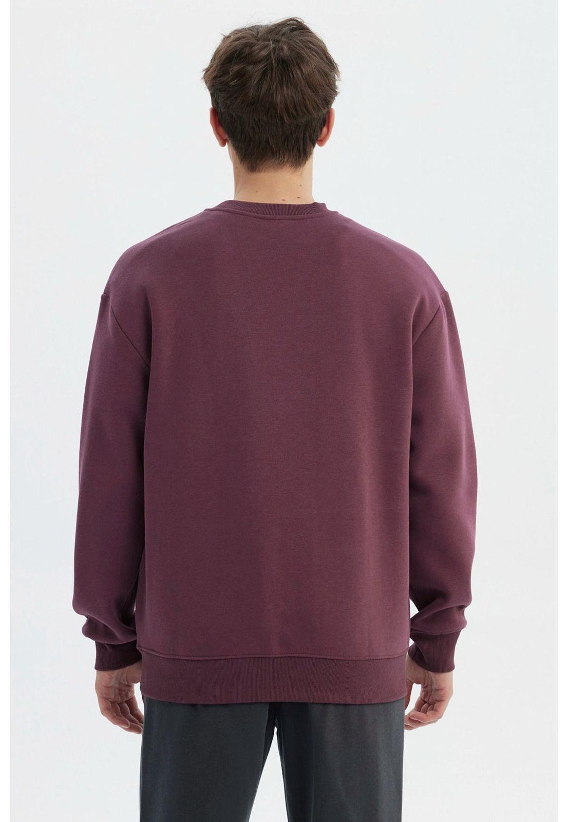 Polerón Hombre Slim Malva-2