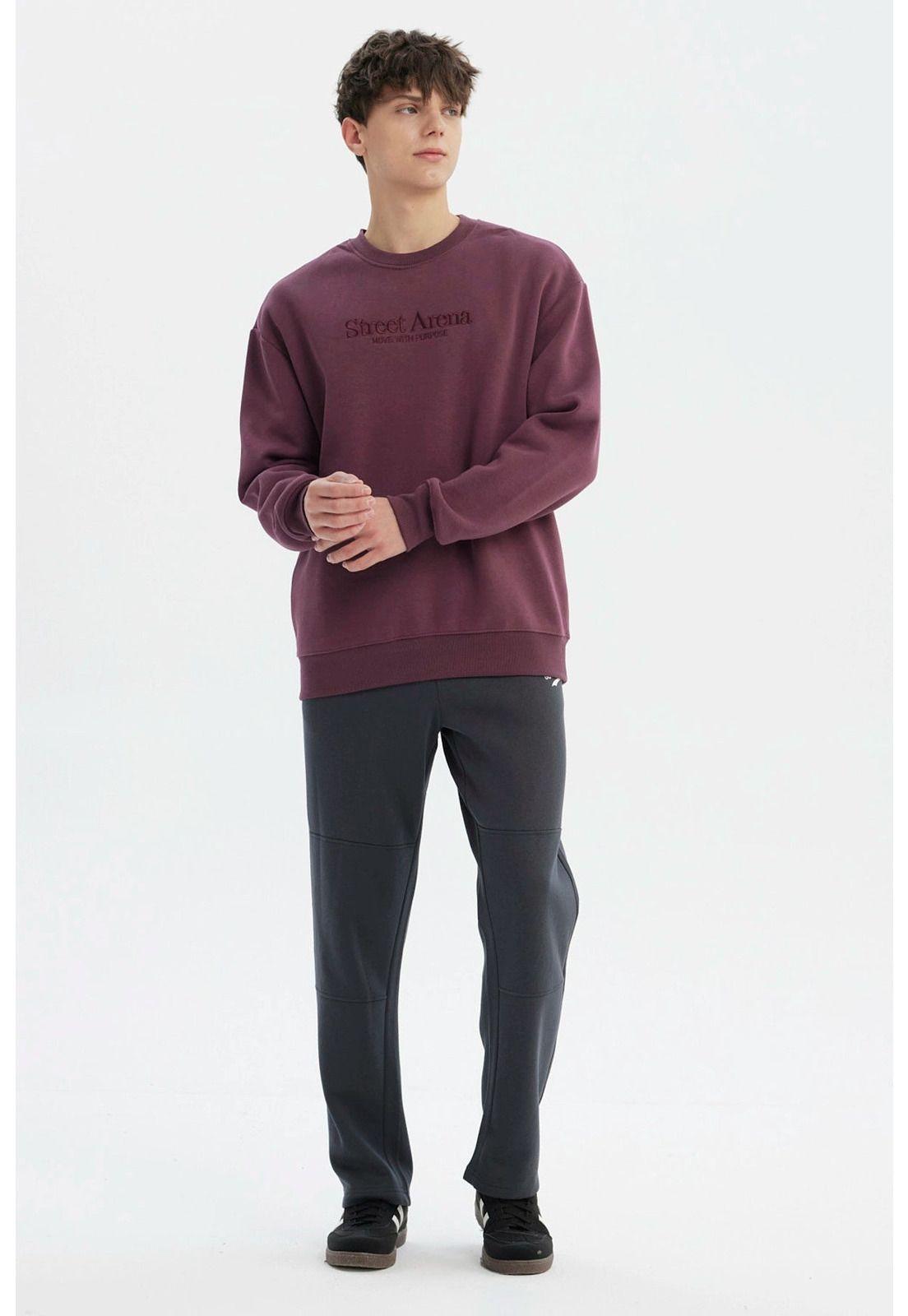 Polerón Hombre Slim Malva-3