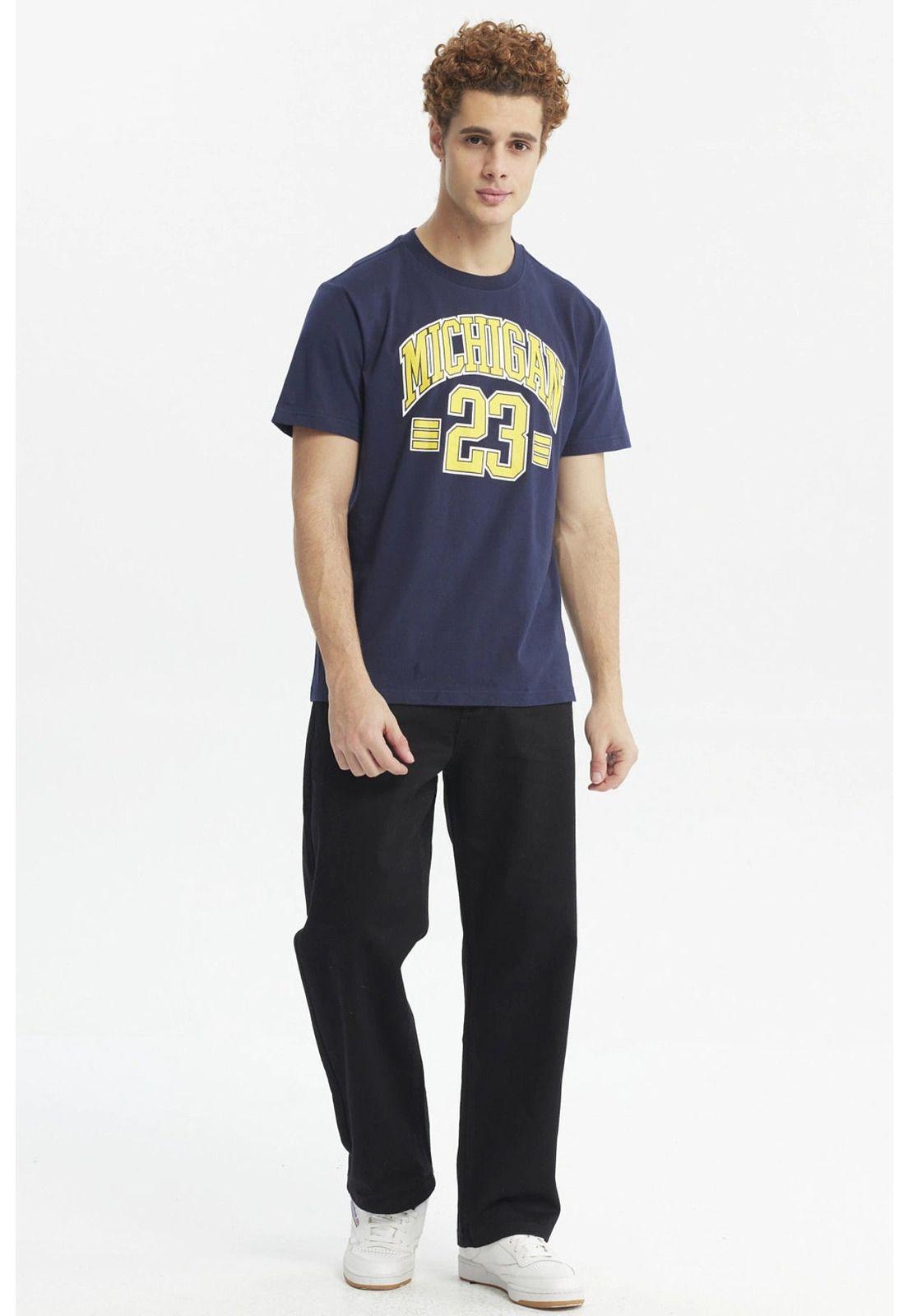 Polera Hombre Oversize Azul - ll-3