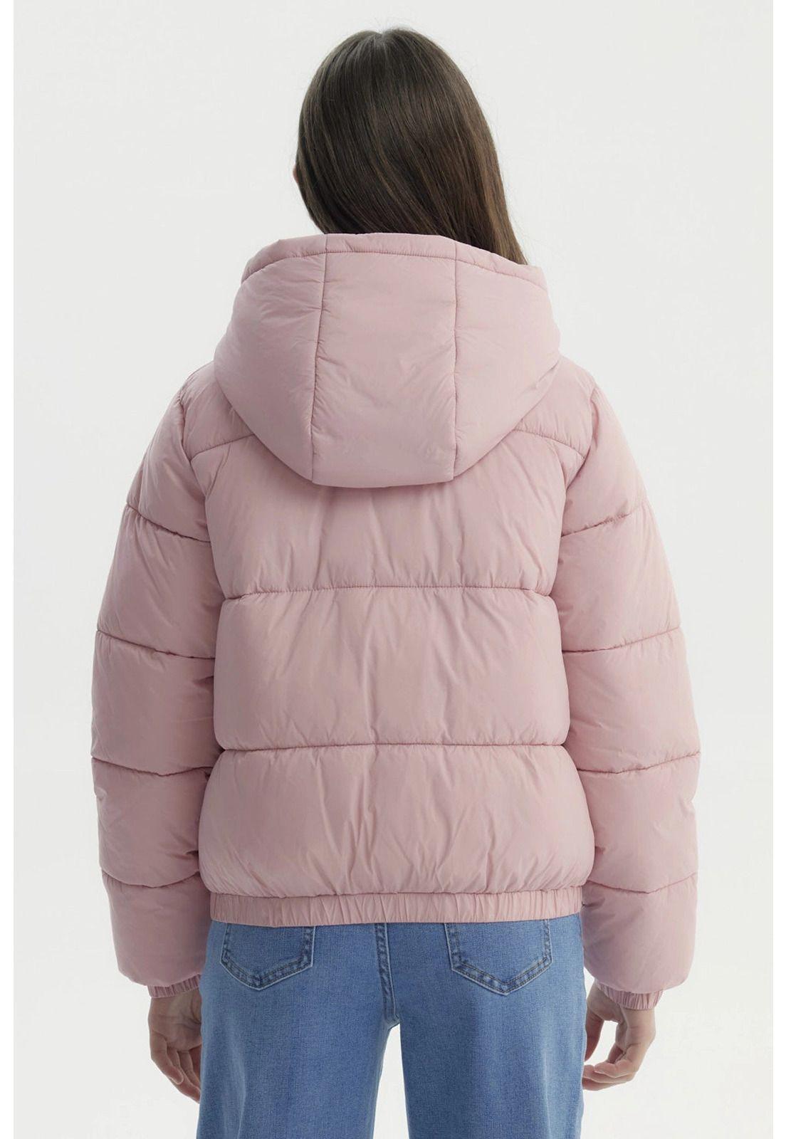 Parka Niña Básica Teen Rosado-2