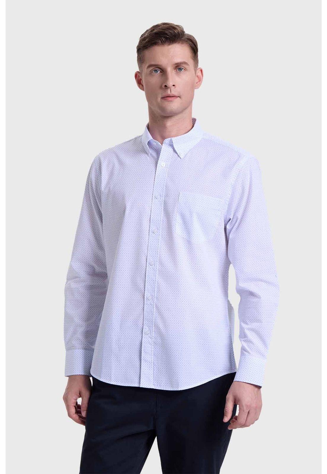 Camisa Hombre Fantasía Azul - lV-0