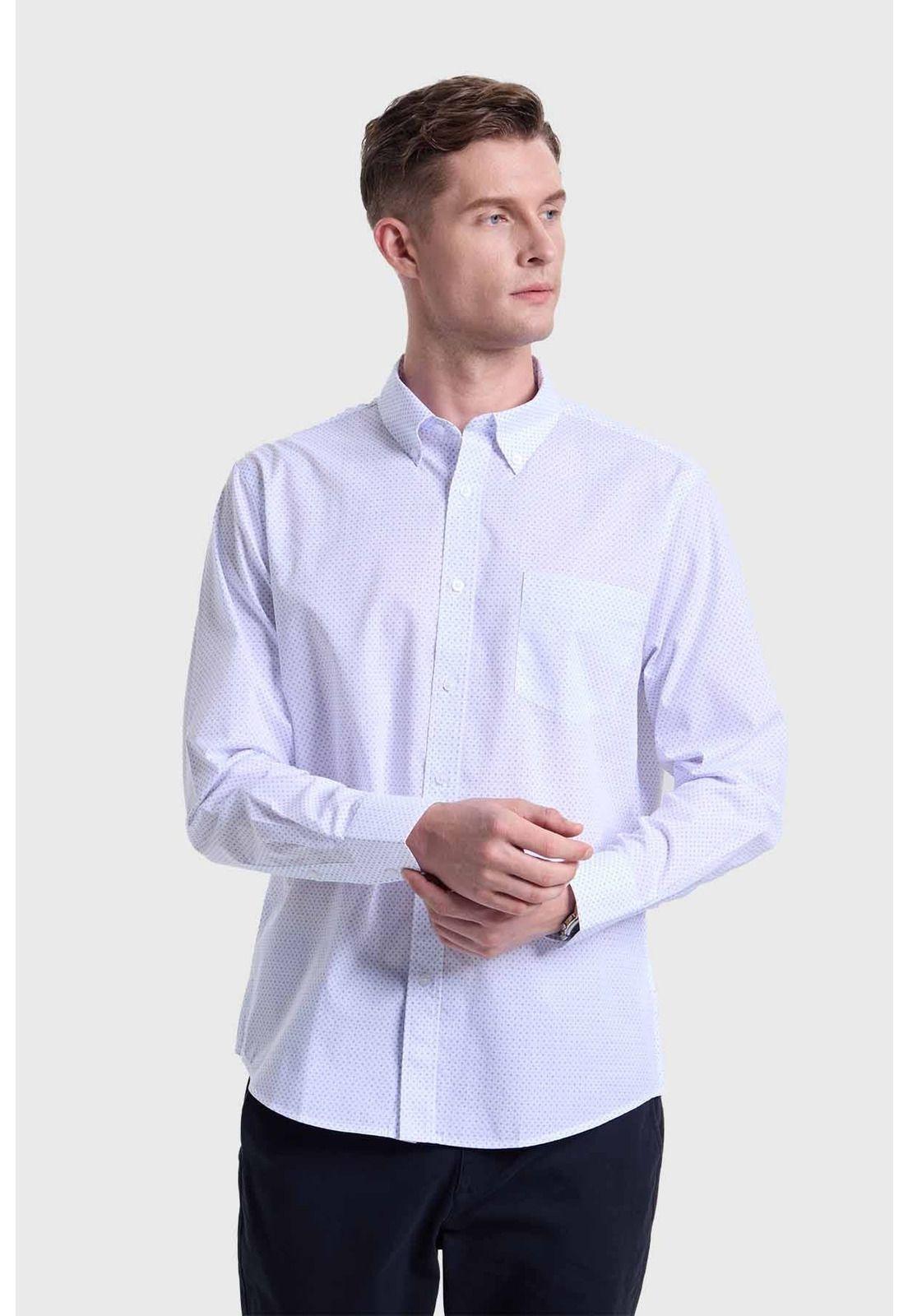 Camisa Hombre Fantasía Azul - lV-1