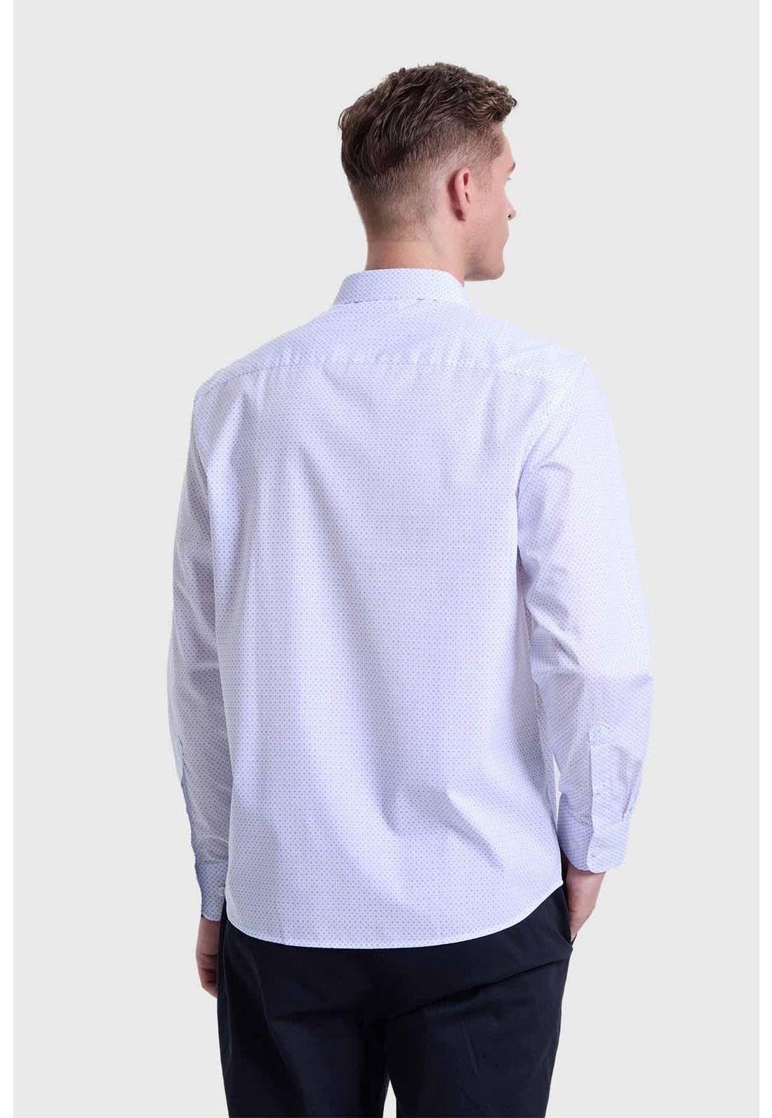 Camisa Hombre Fantasía Azul - lV-2