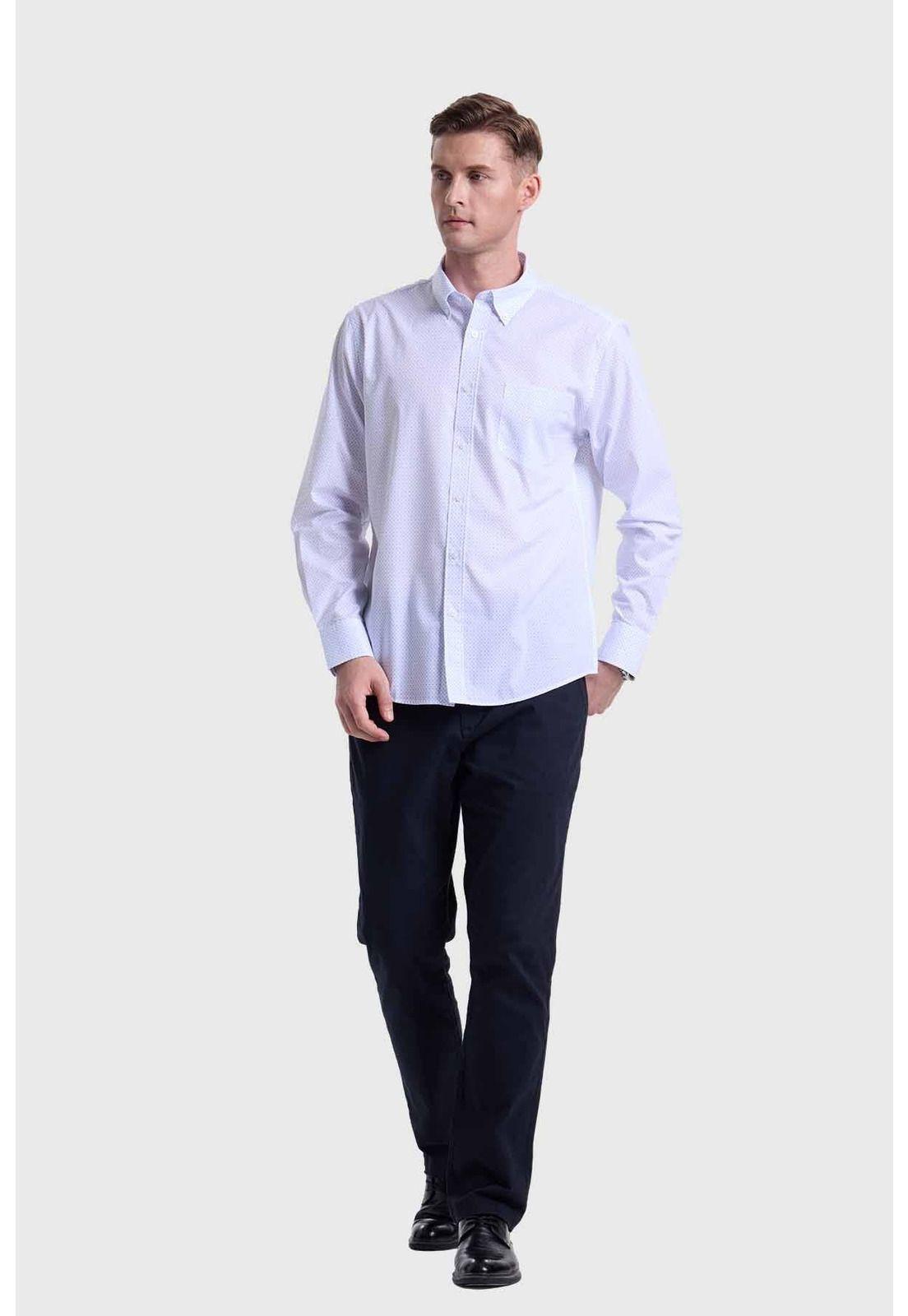 Camisa Hombre Fantasía Azul - lV-3