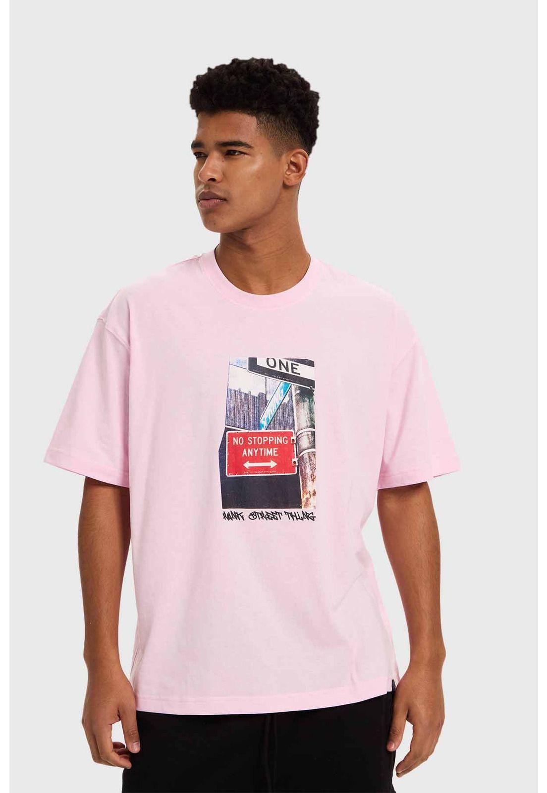 Polera Hombre City Rosado-1