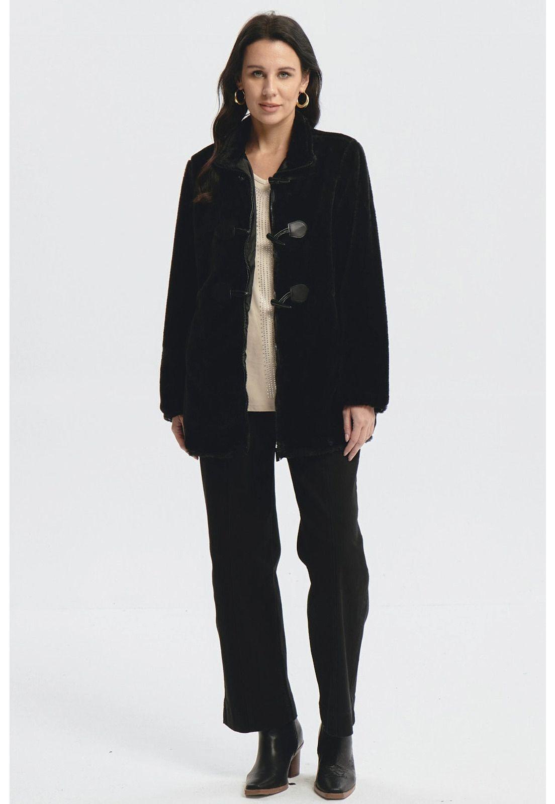 Polar Mujer Montgomery Negro - ll-3