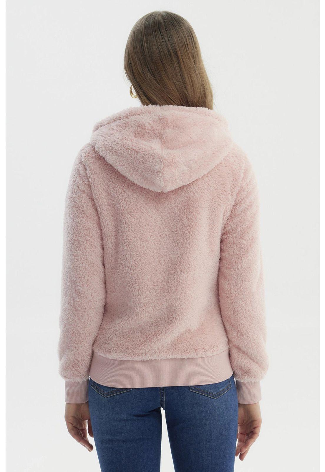 Polar Mujer Peludo Rosado-2