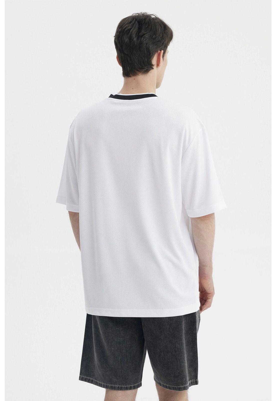 Polera Hombre Slim Blanco-2