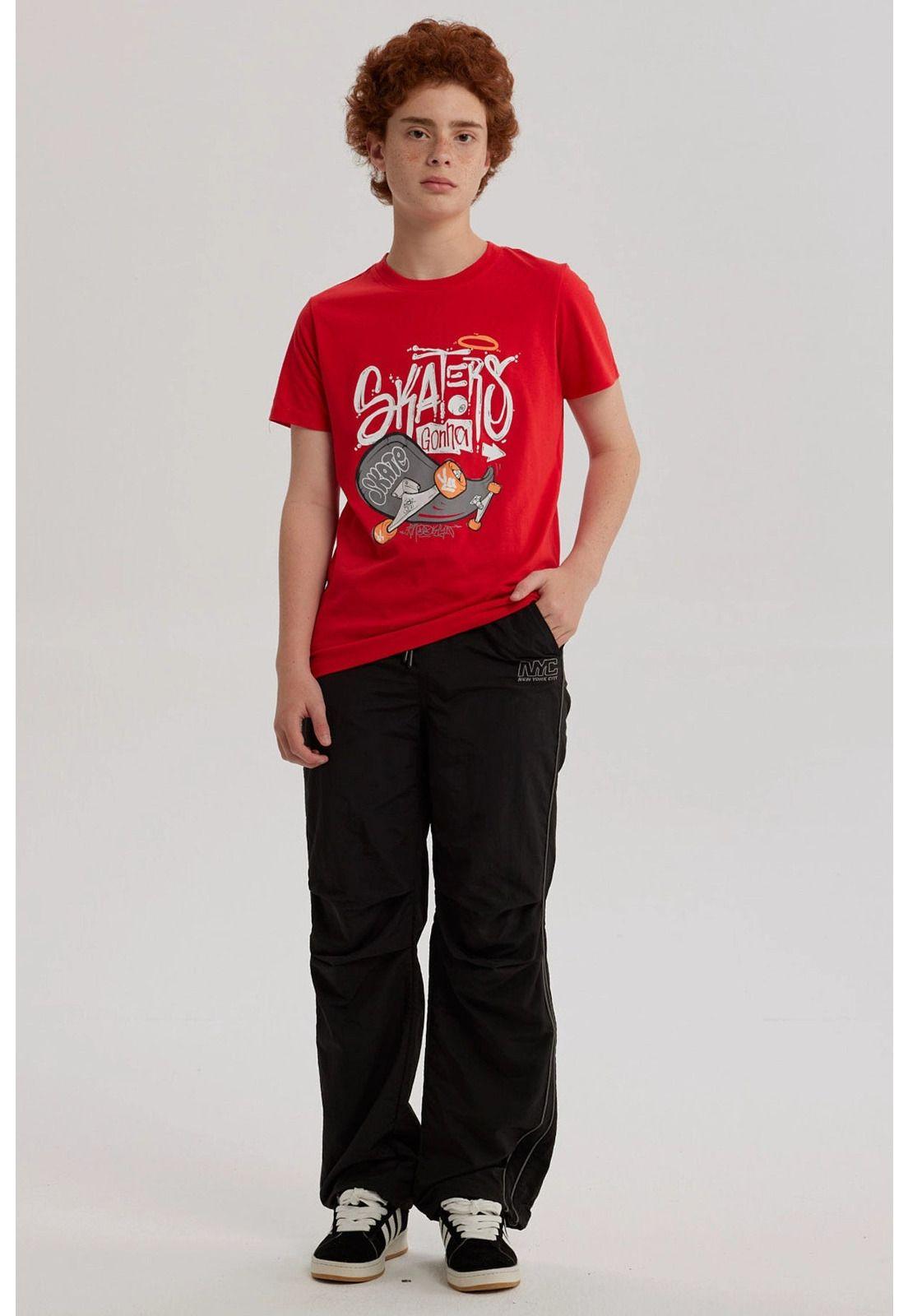 Pantalón Niño Piping Reflectante Negro-3