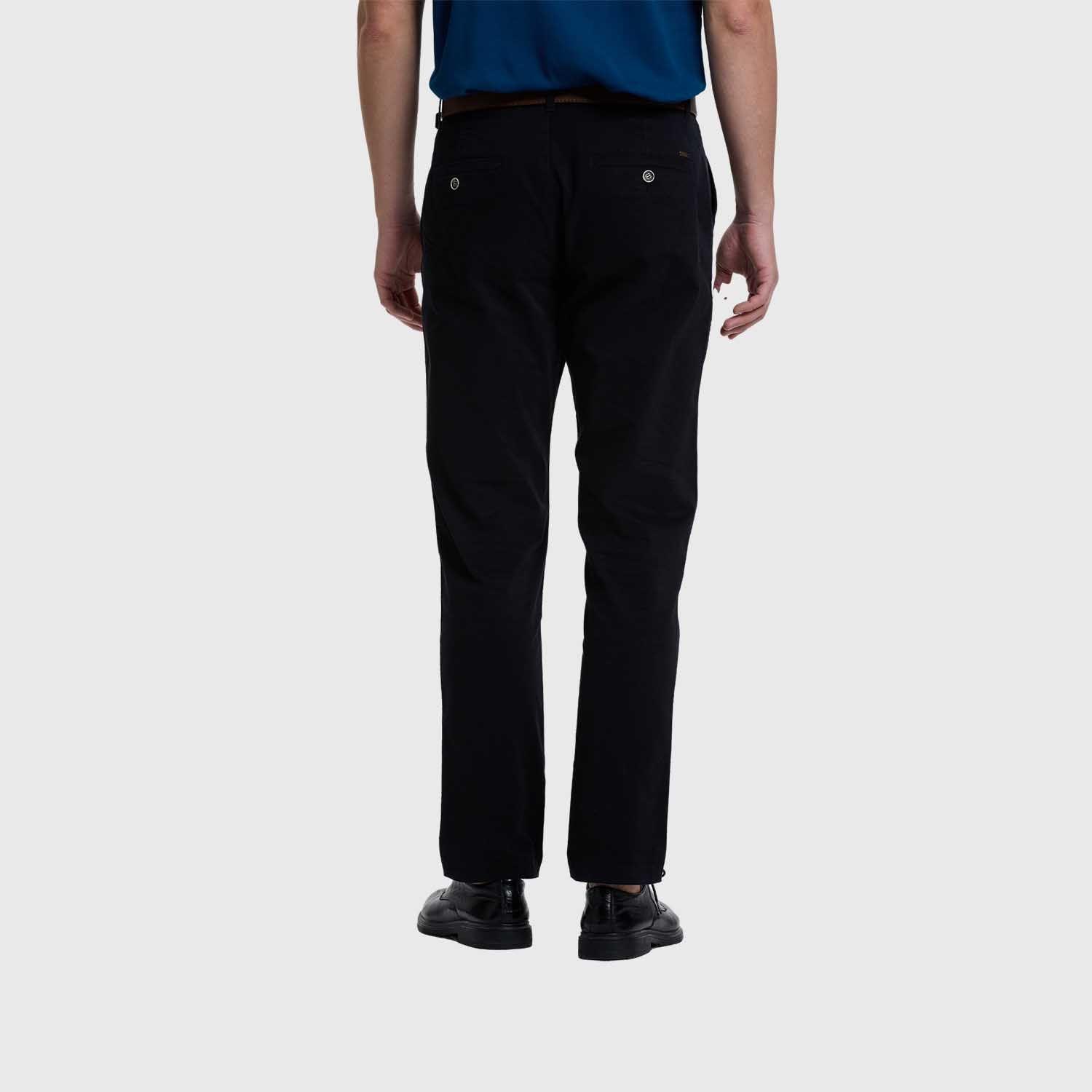 Pantalón Hombre Chino Cinturon Negro I Fashion's Park-2