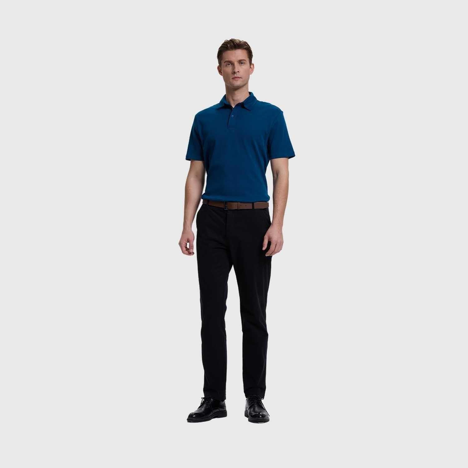 Pantalón Hombre Chino Cinturon Negro I Fashion's Park-3