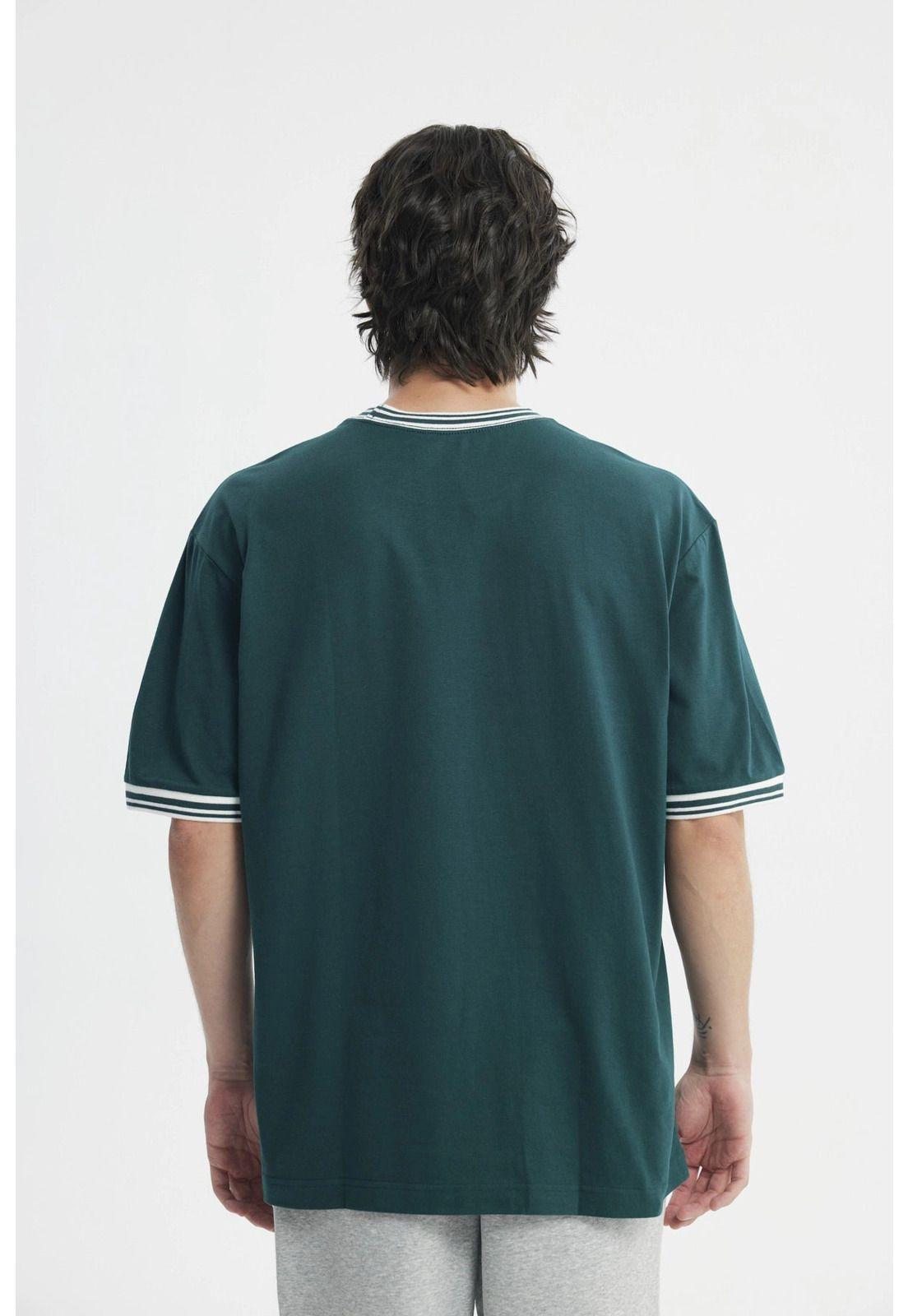 Polera Hombre Oversize Verde - V-1