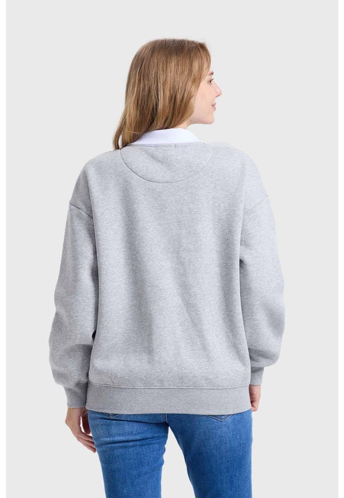 Polerón Mujer Gris-2