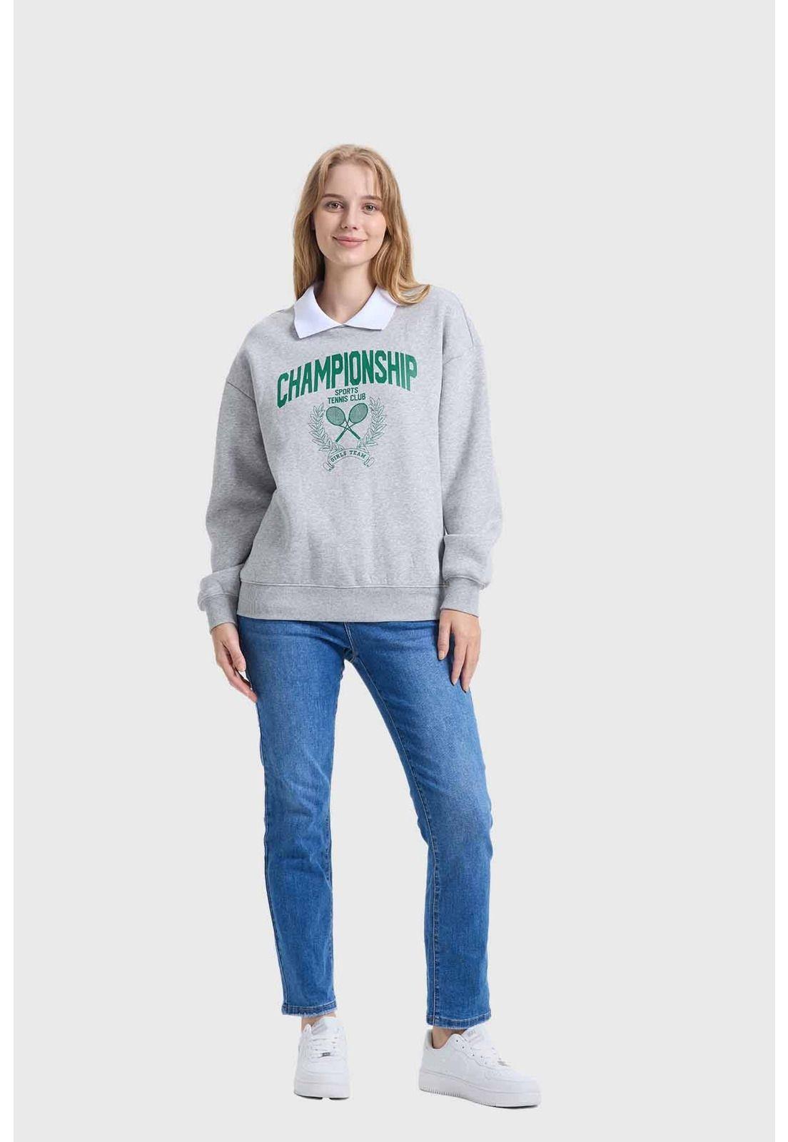 Polerón Mujer Gris-3