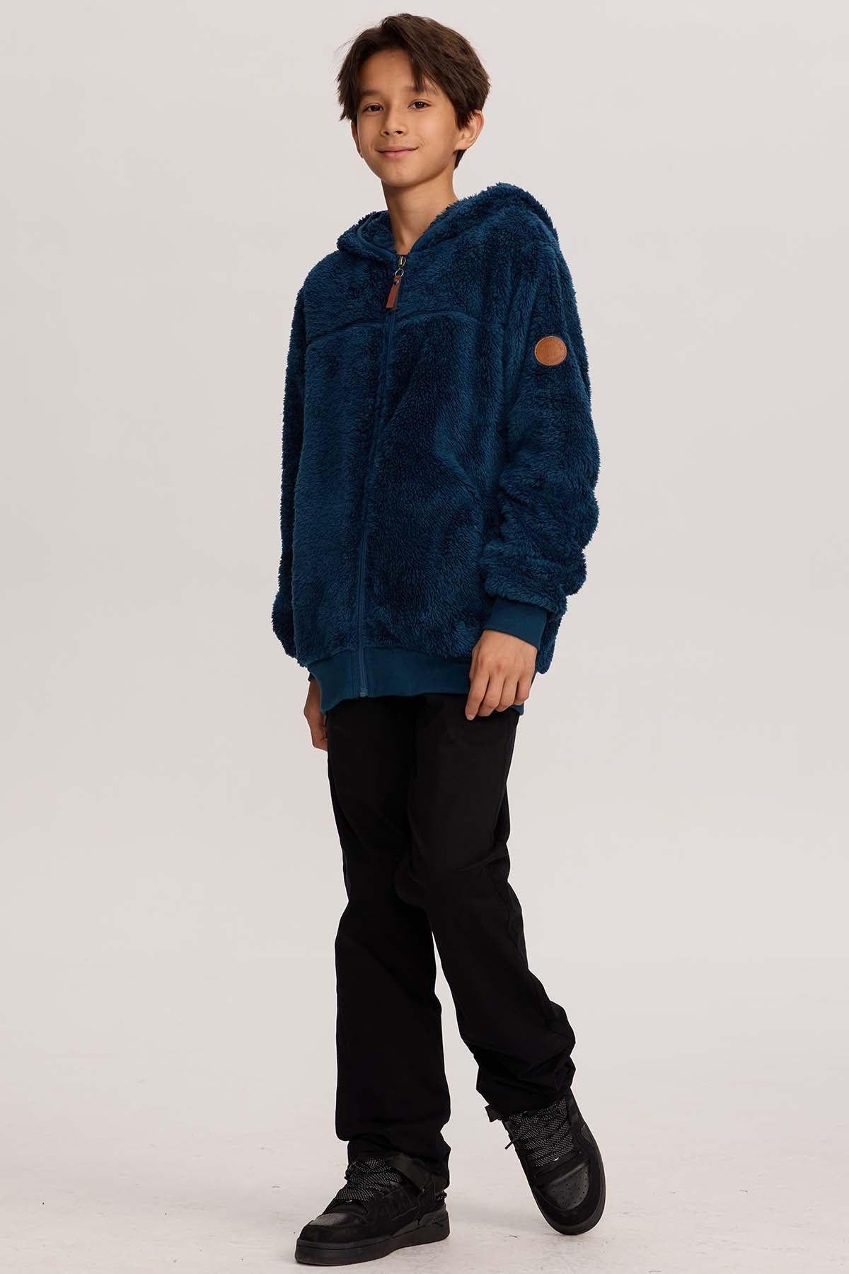 Pantalón Niño Básico Gabardina Negro-3