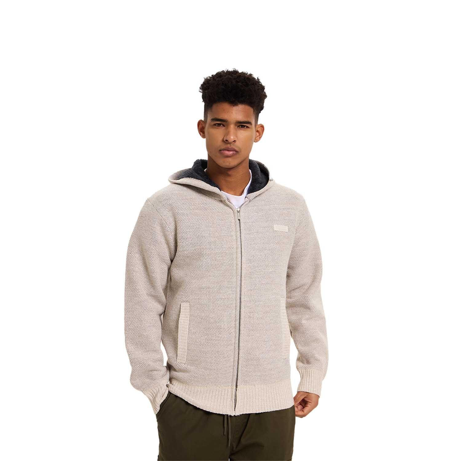 Sweater Hombre Hoodie Beige Fashion's Park-0