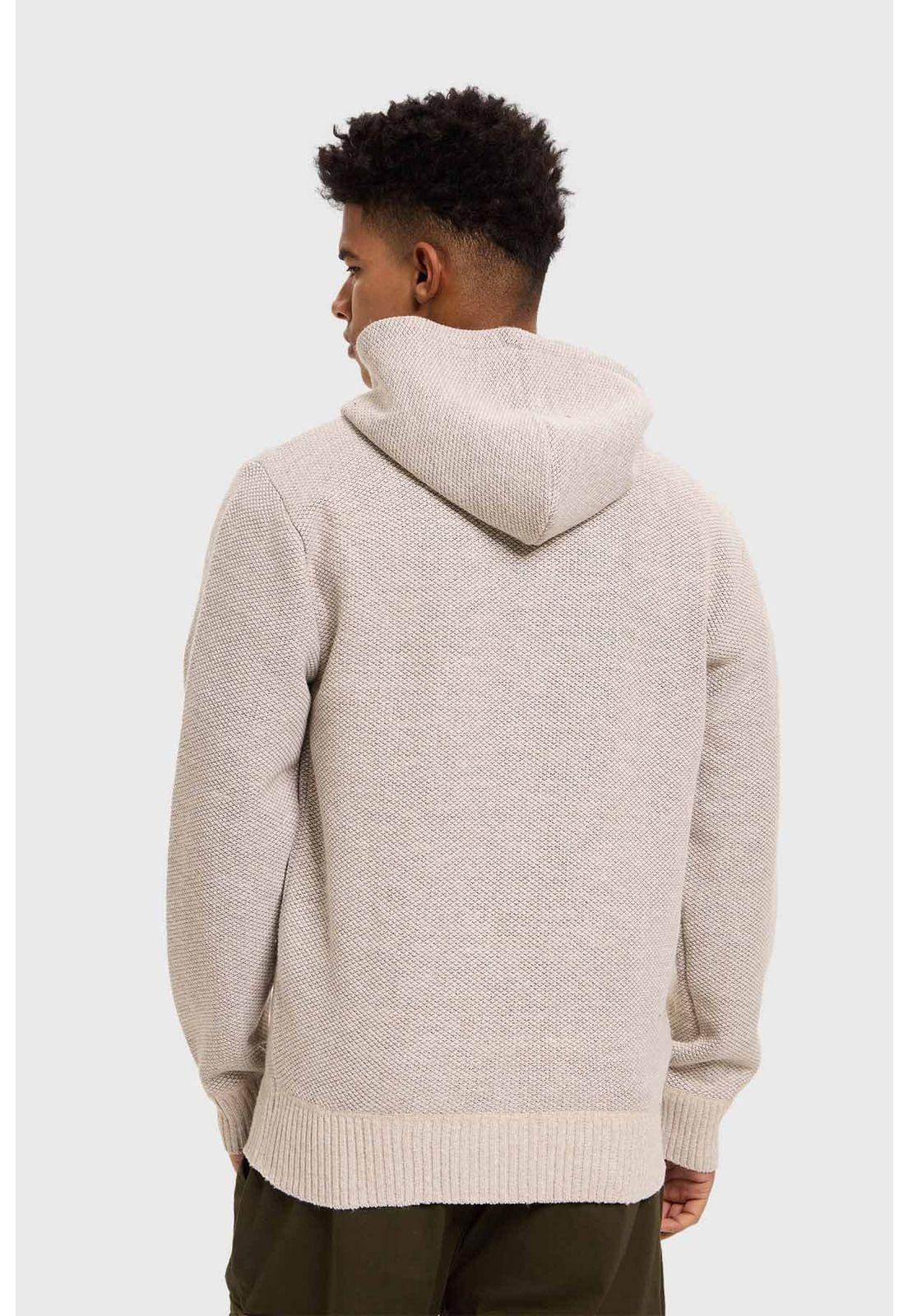 Sweater Hombre Hoodie Beige-2
